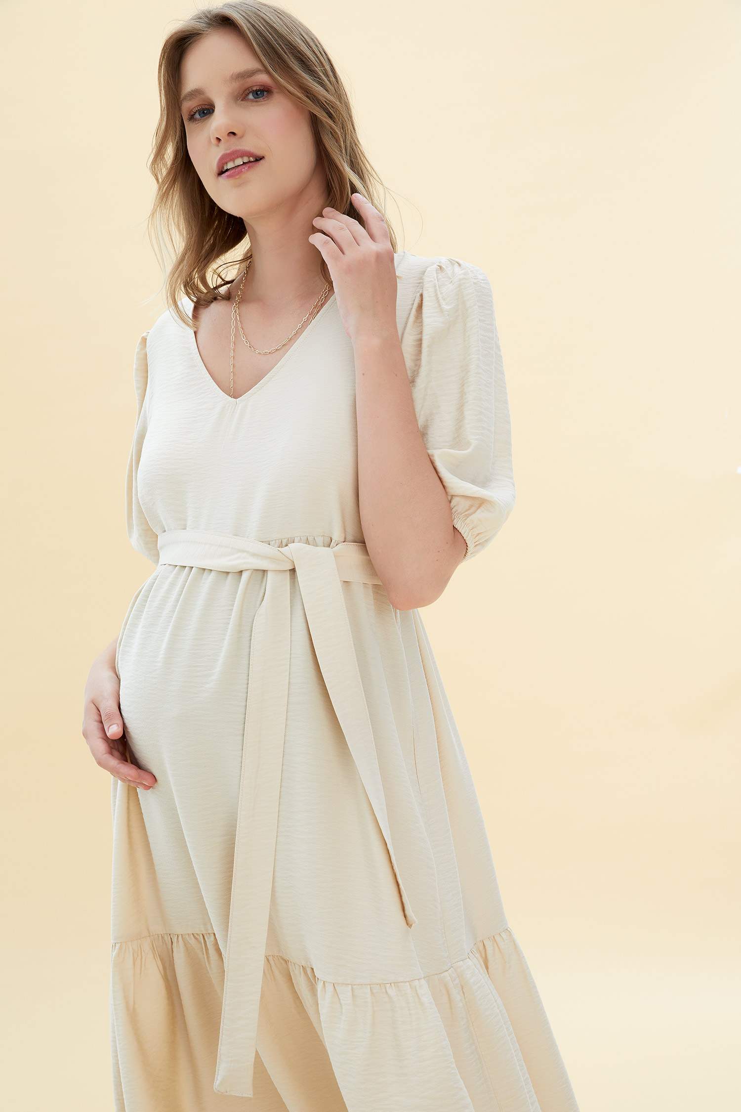 فستان للحوامل ميدي