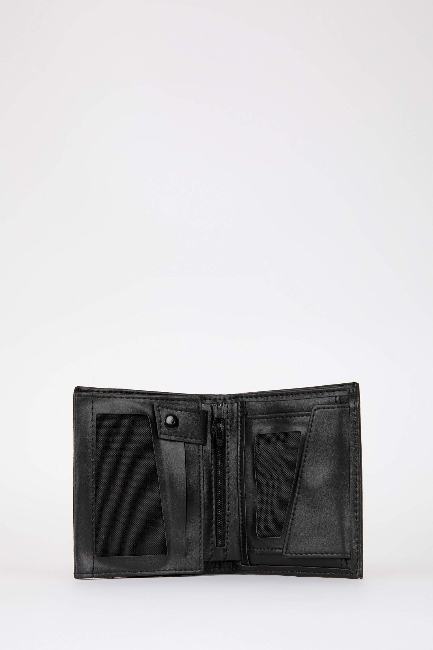 Black MEN Faux Leather Wallet 2328412 DeFacto