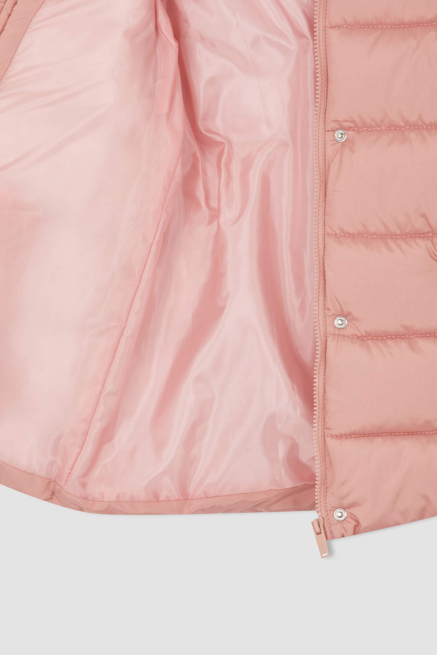 قمصلة نفخ بناتي بفرو صناعي بغطاء للرأس