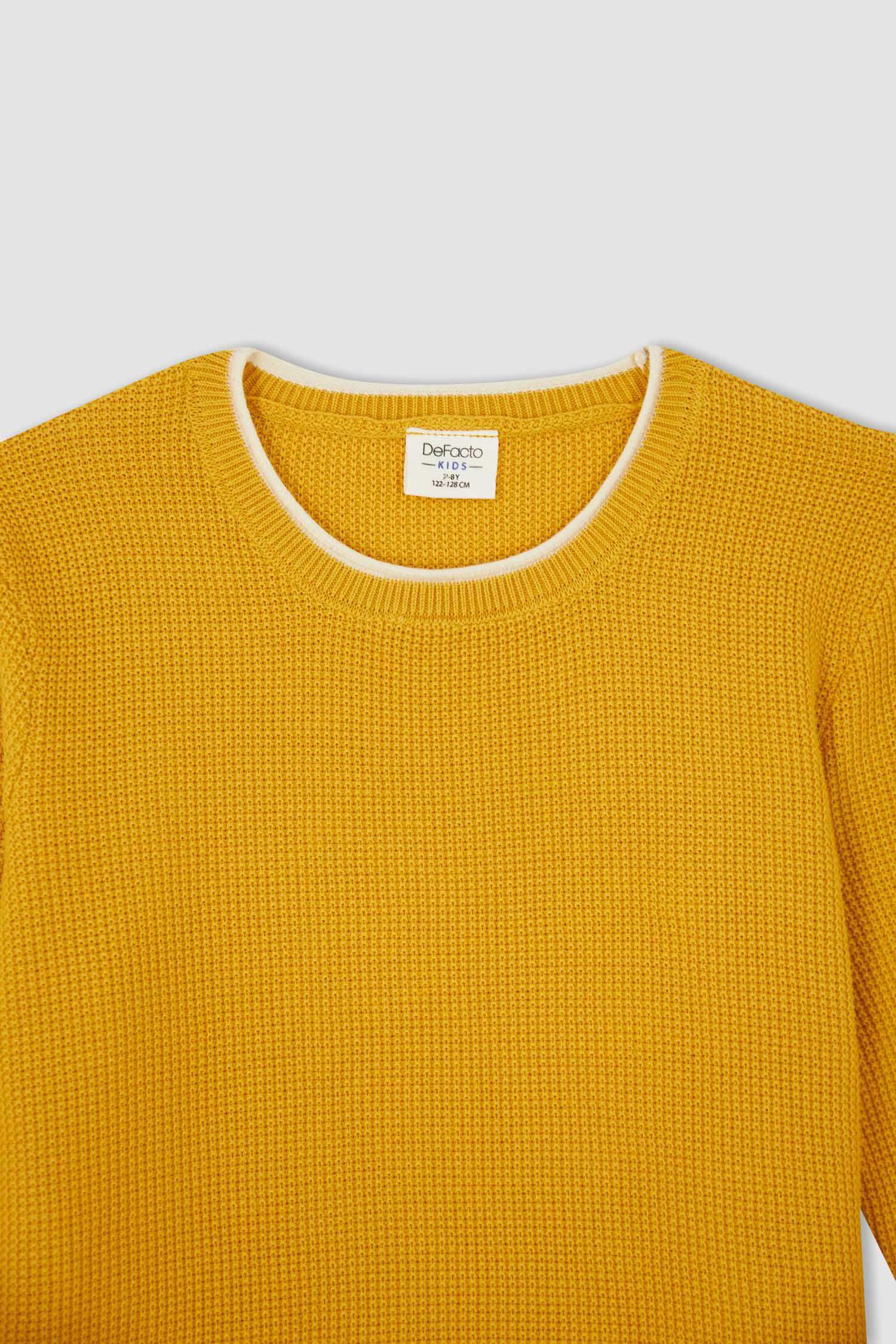 Свитер с круглым вырезом для мальчиков, Школьная коллекция