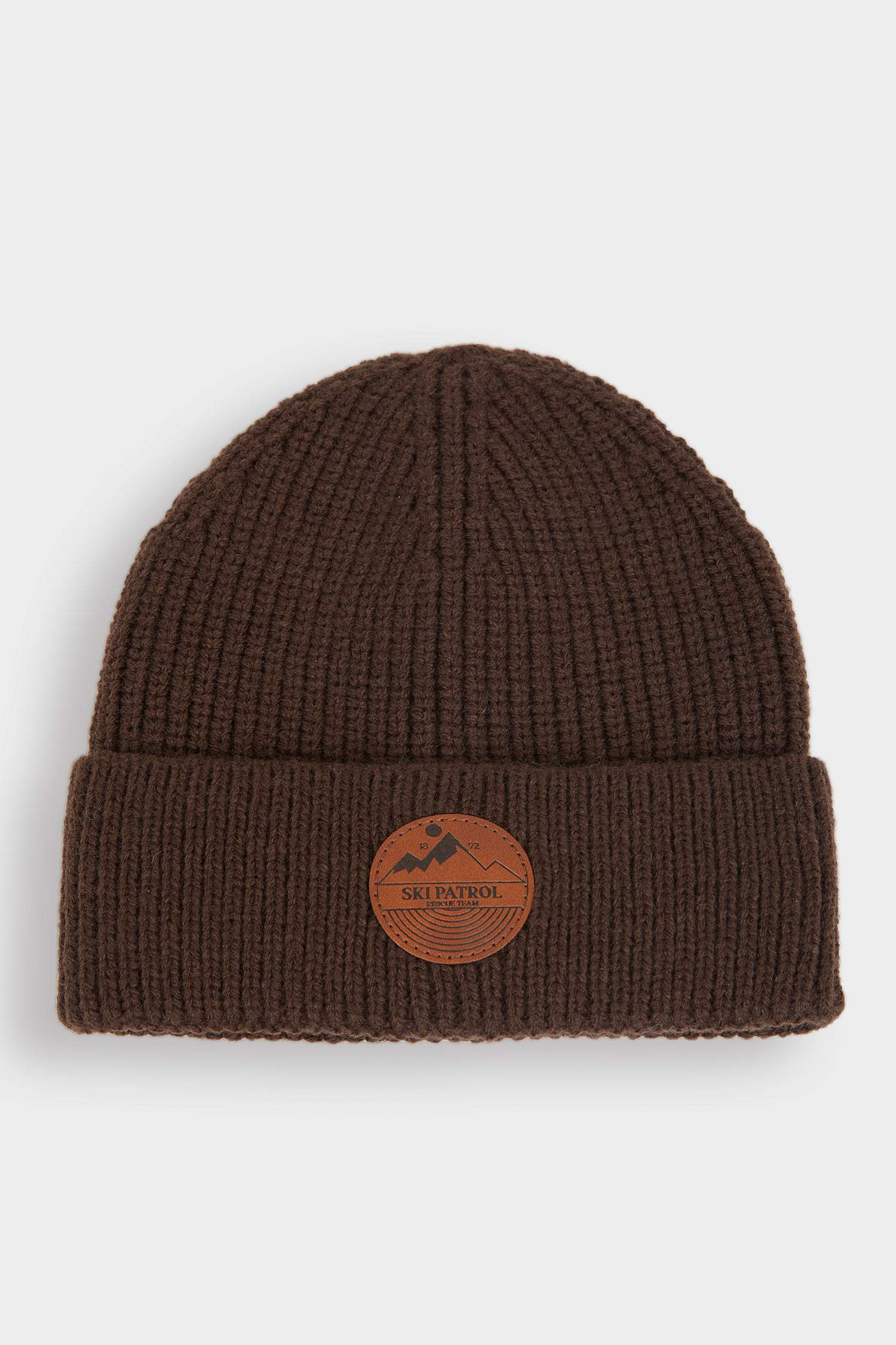 Boy Woven Labeled Beret