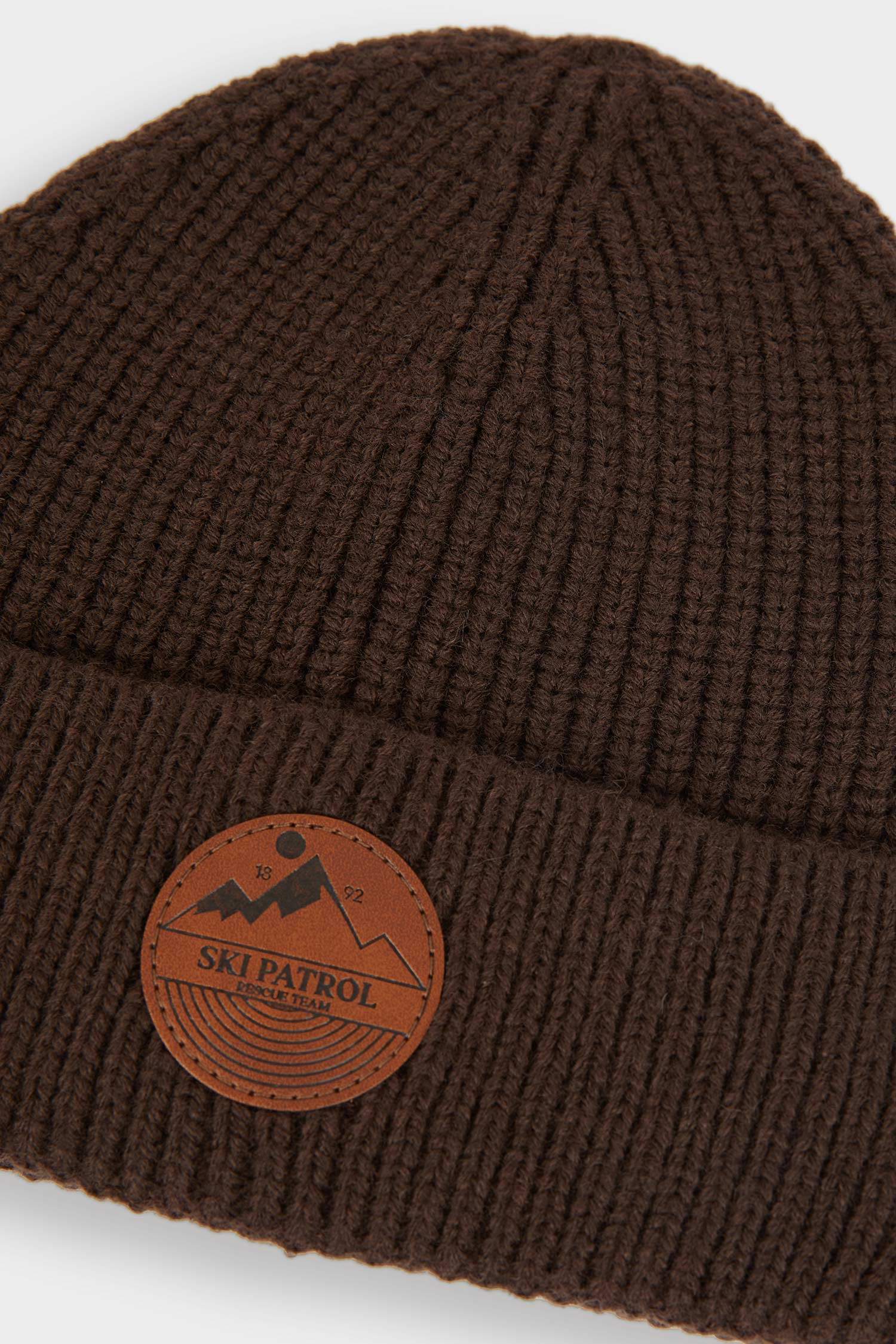 Boy Woven Labeled Beret