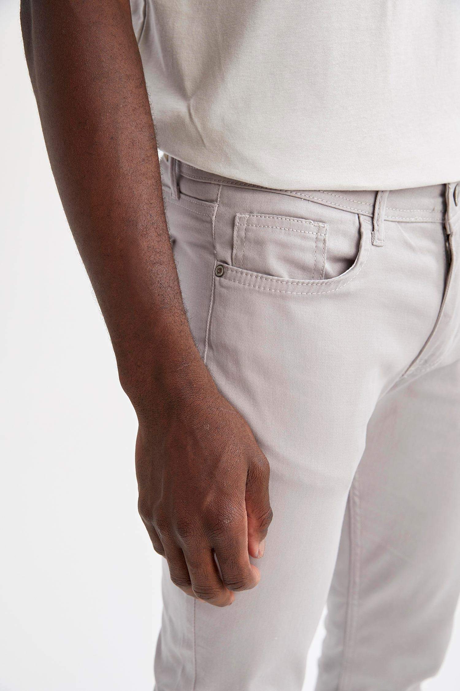 Defacto Slim Fit Basic Chino Pantolon. 3