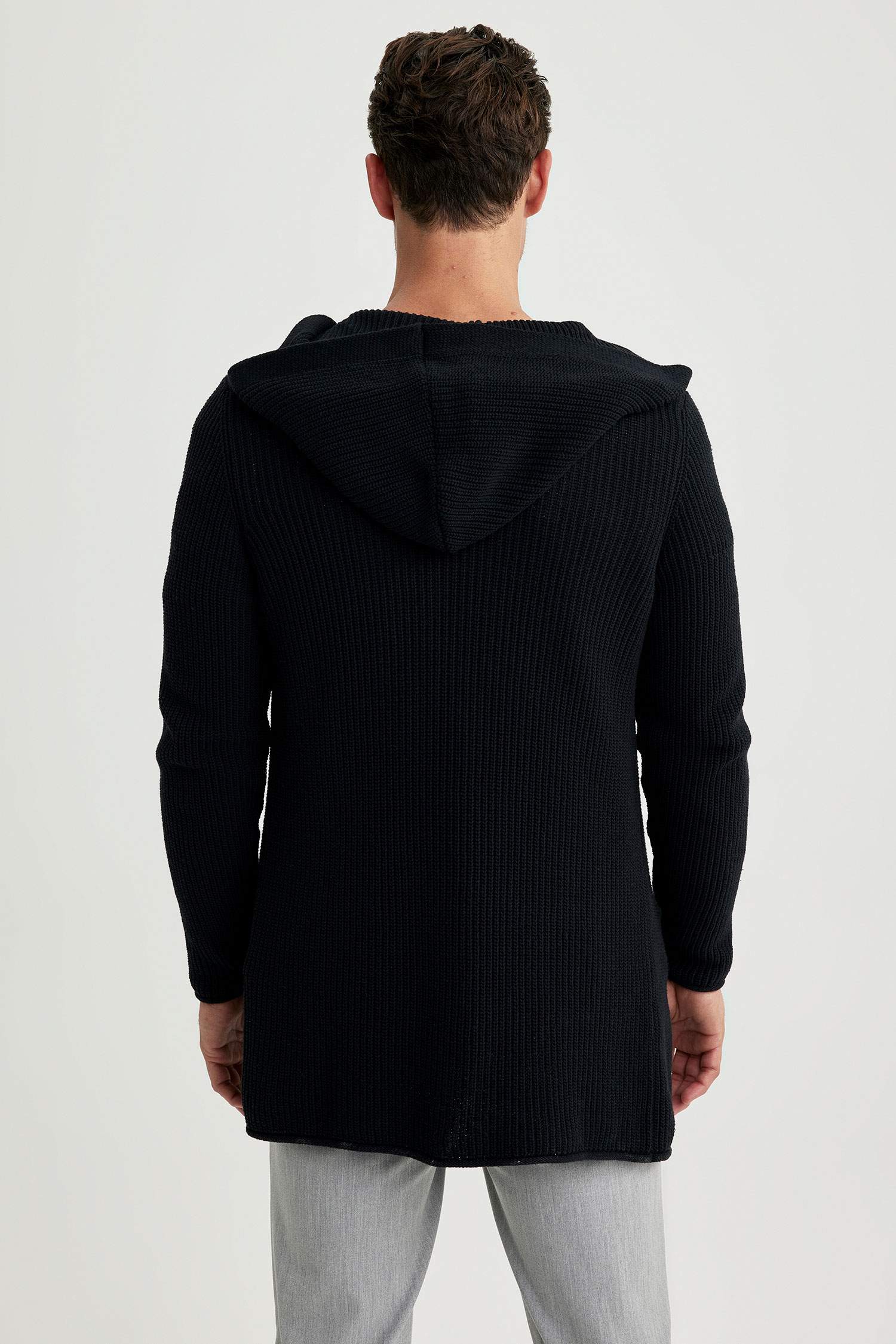 Кардиган стандартного кроя из трикотажа для мужчин