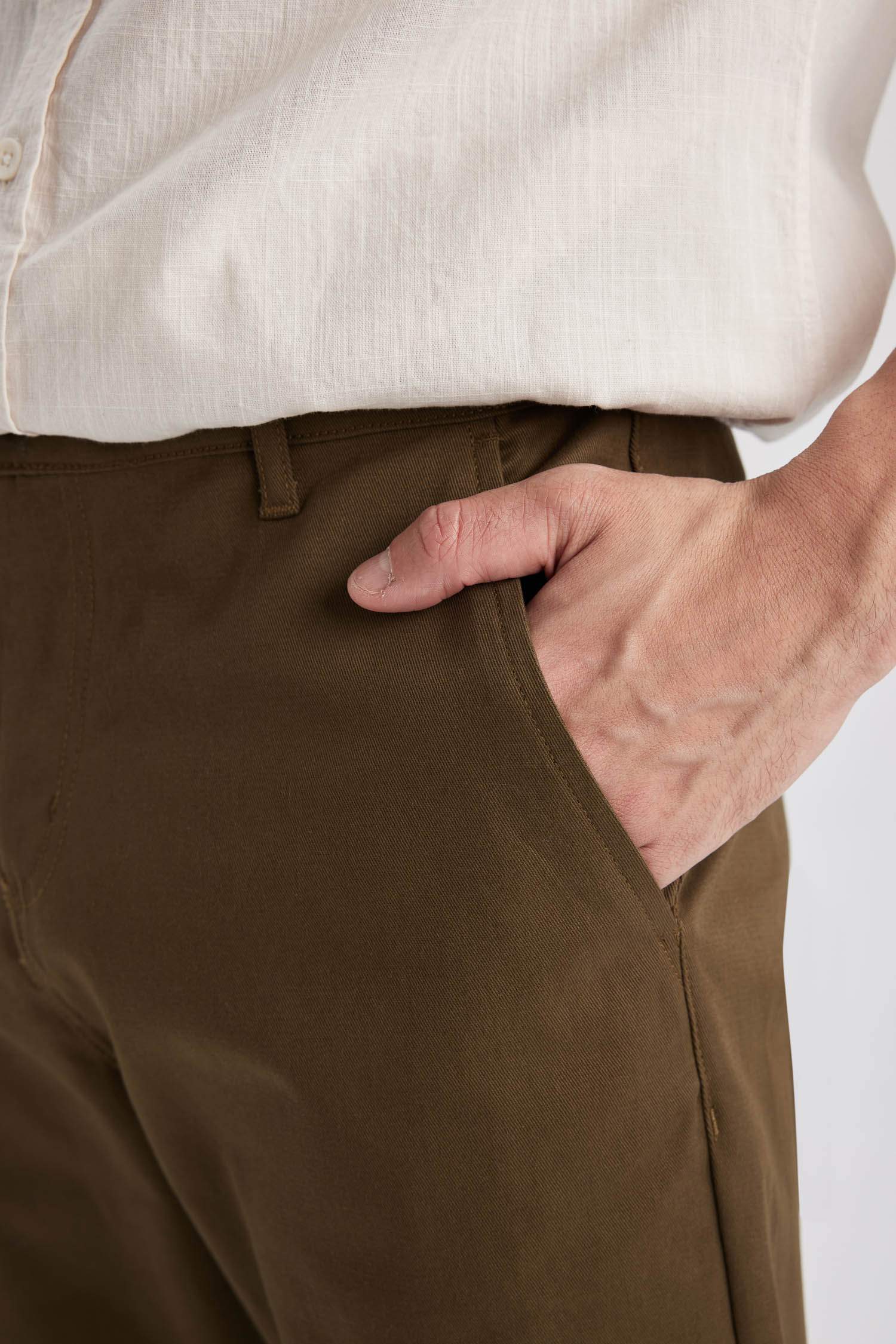 жаңа қалыпты пішім габардин тұрақты етек Шалбар