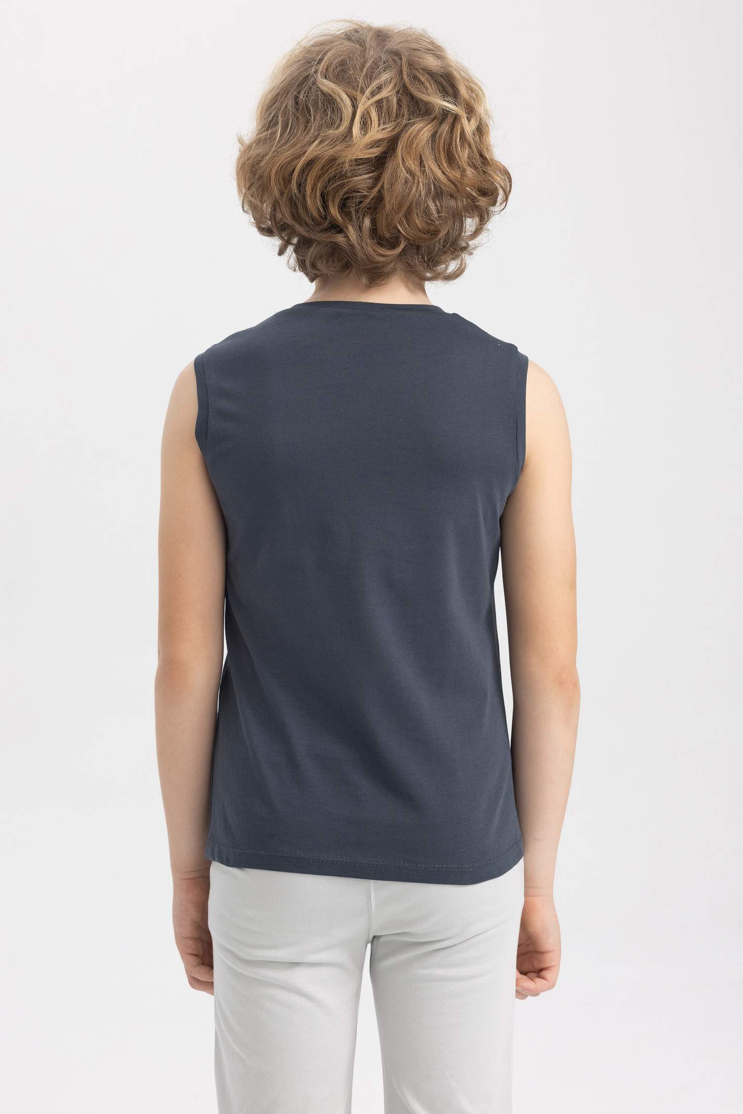 Майка стандартного кроя с принтом для мальчиков