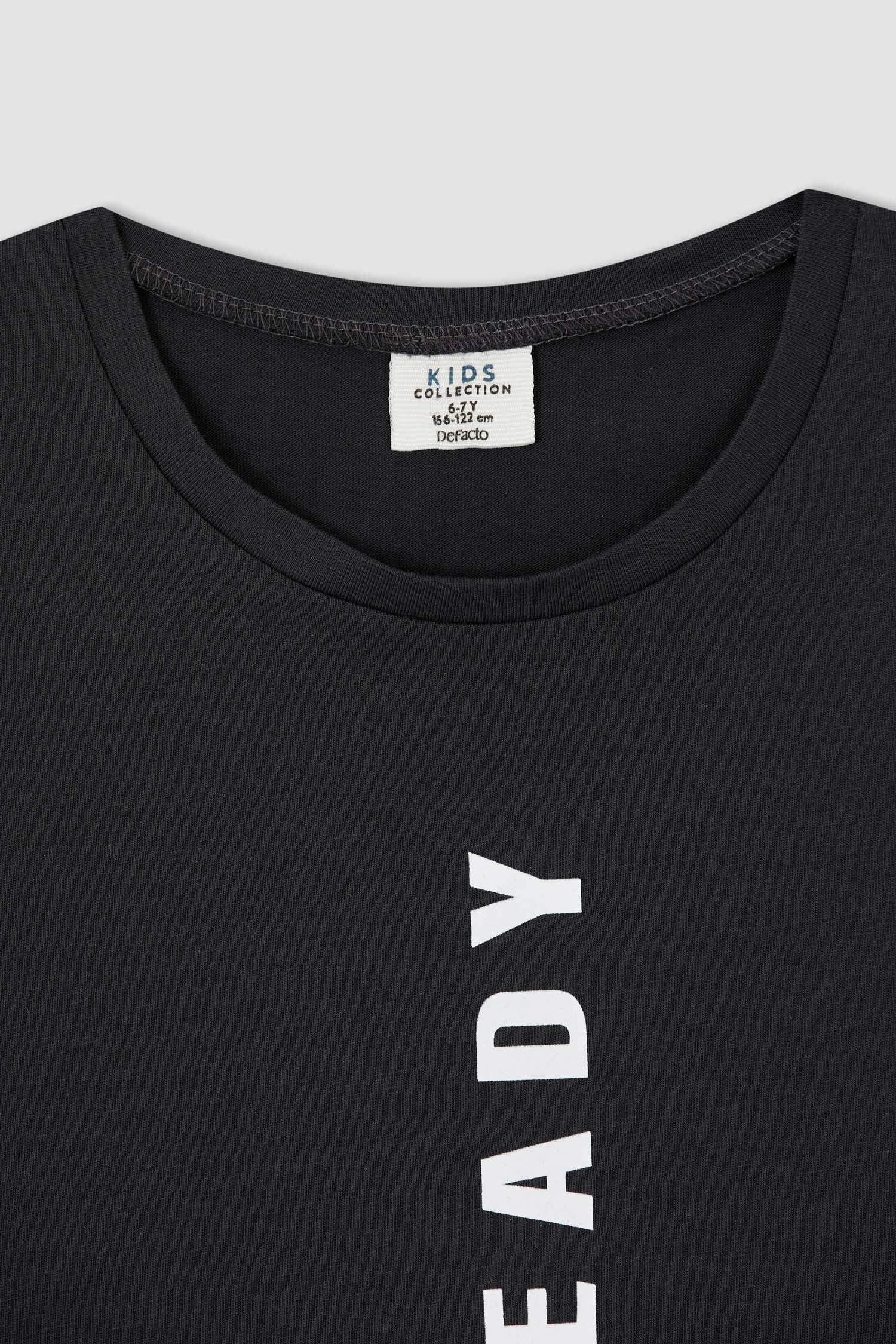 Майка стандартного кроя с принтом для мальчиков