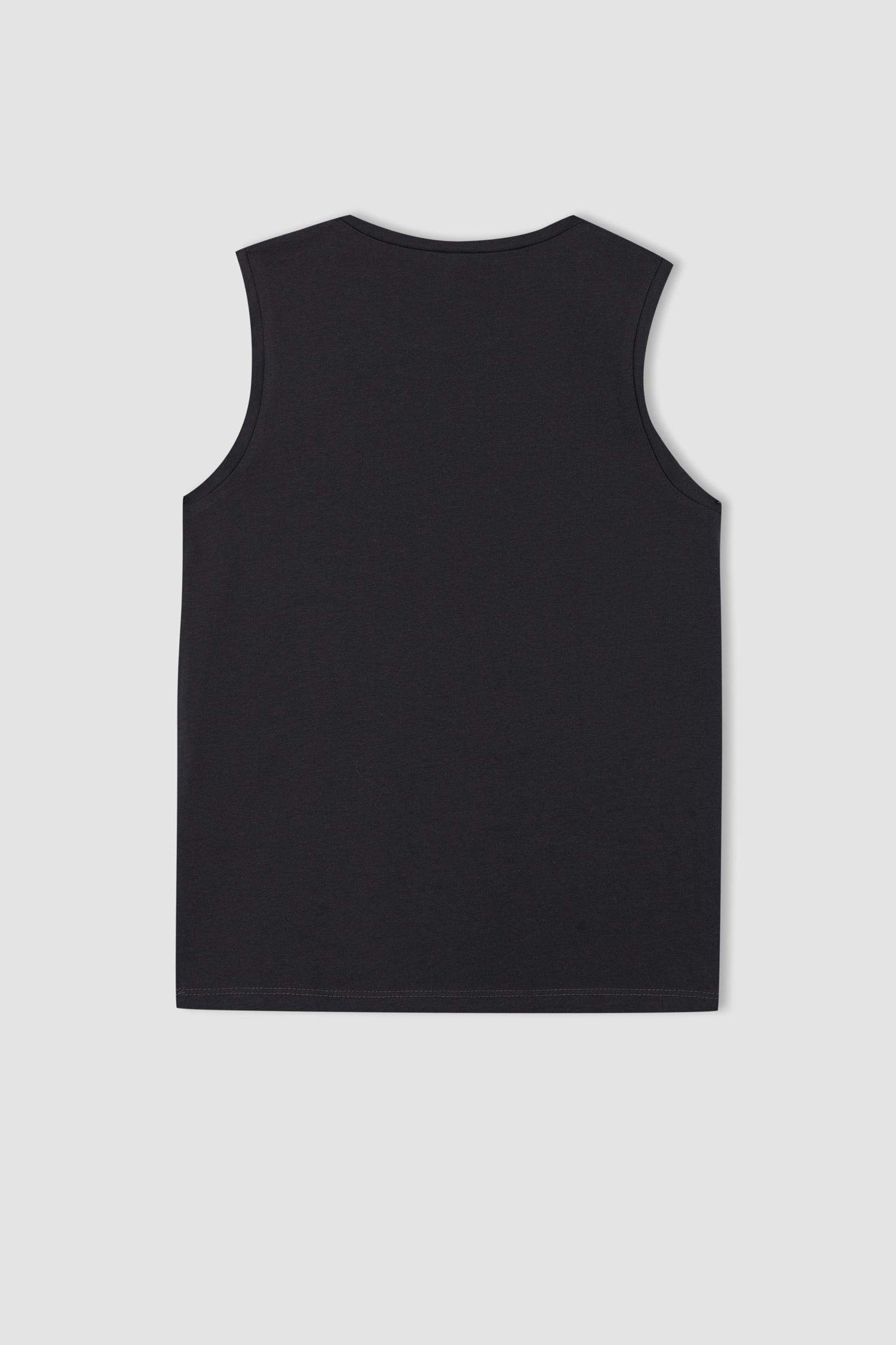 Майка стандартного кроя с принтом для мальчиков