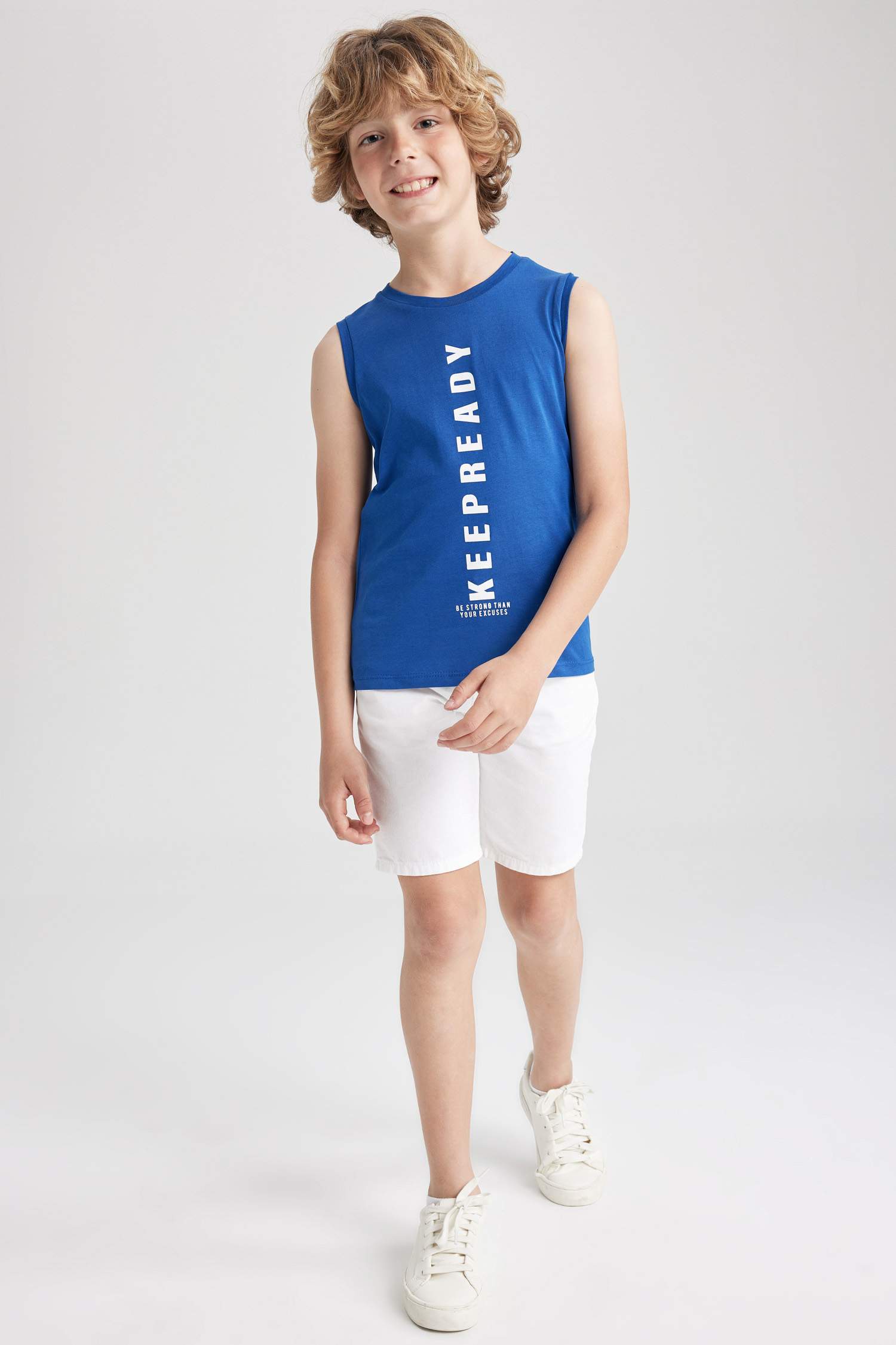 Blue Boys & Teens Boy Regular Fit Undershirt 2524615 