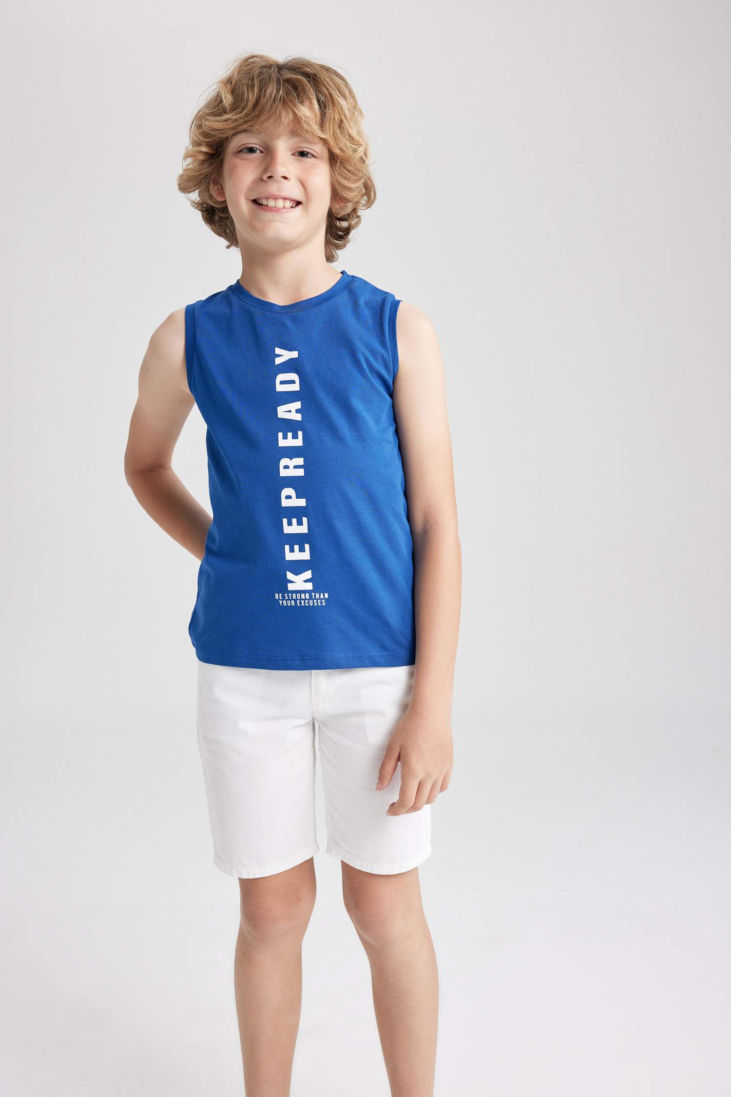 Blue BOYS & TEENS Boy Regular Fit Undershirt 2524615 | DeFacto