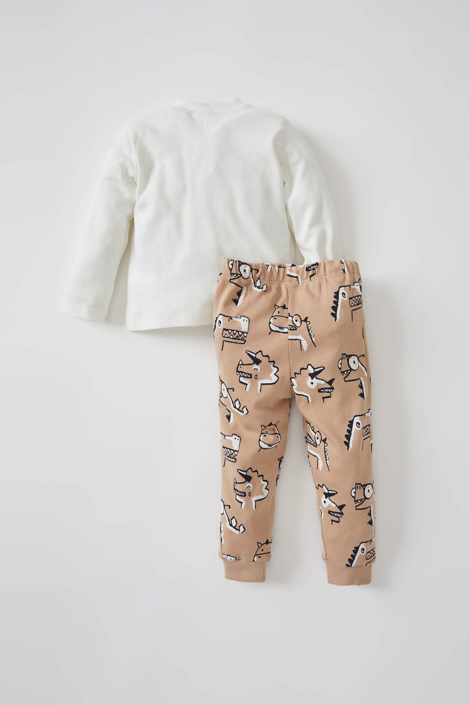 Ecru BABY BOY Printed Long Sleeve T 