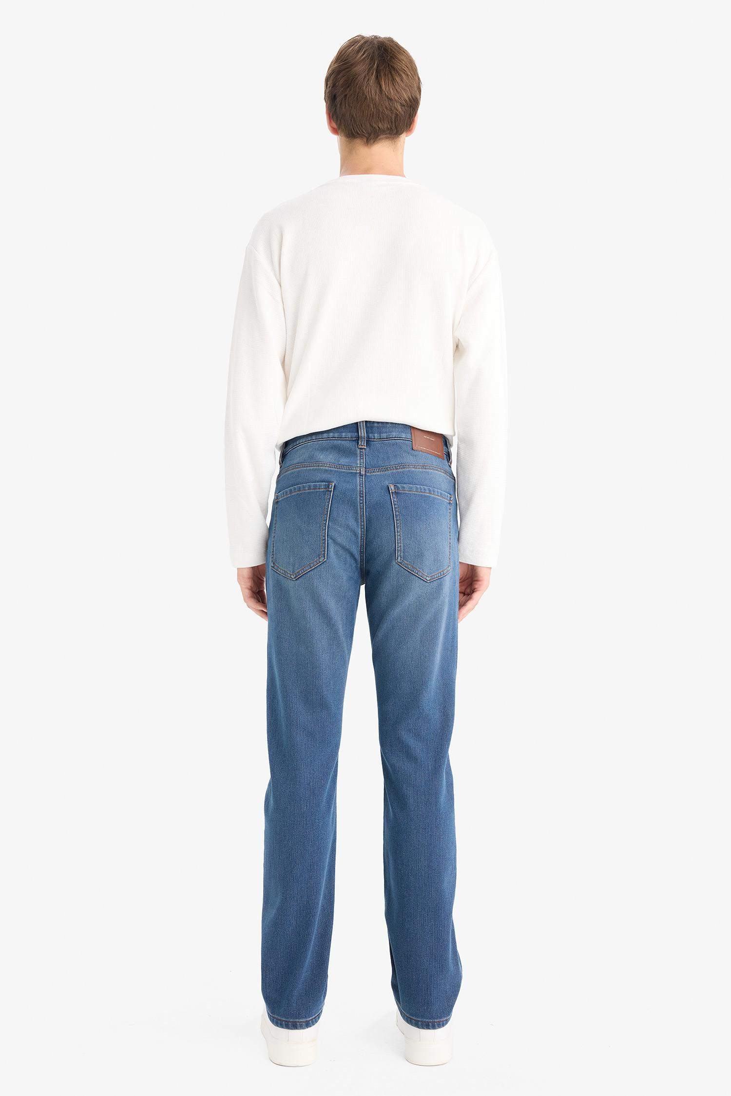 Джинсы Regular Fit Sergio с обычной талией, прямой низ