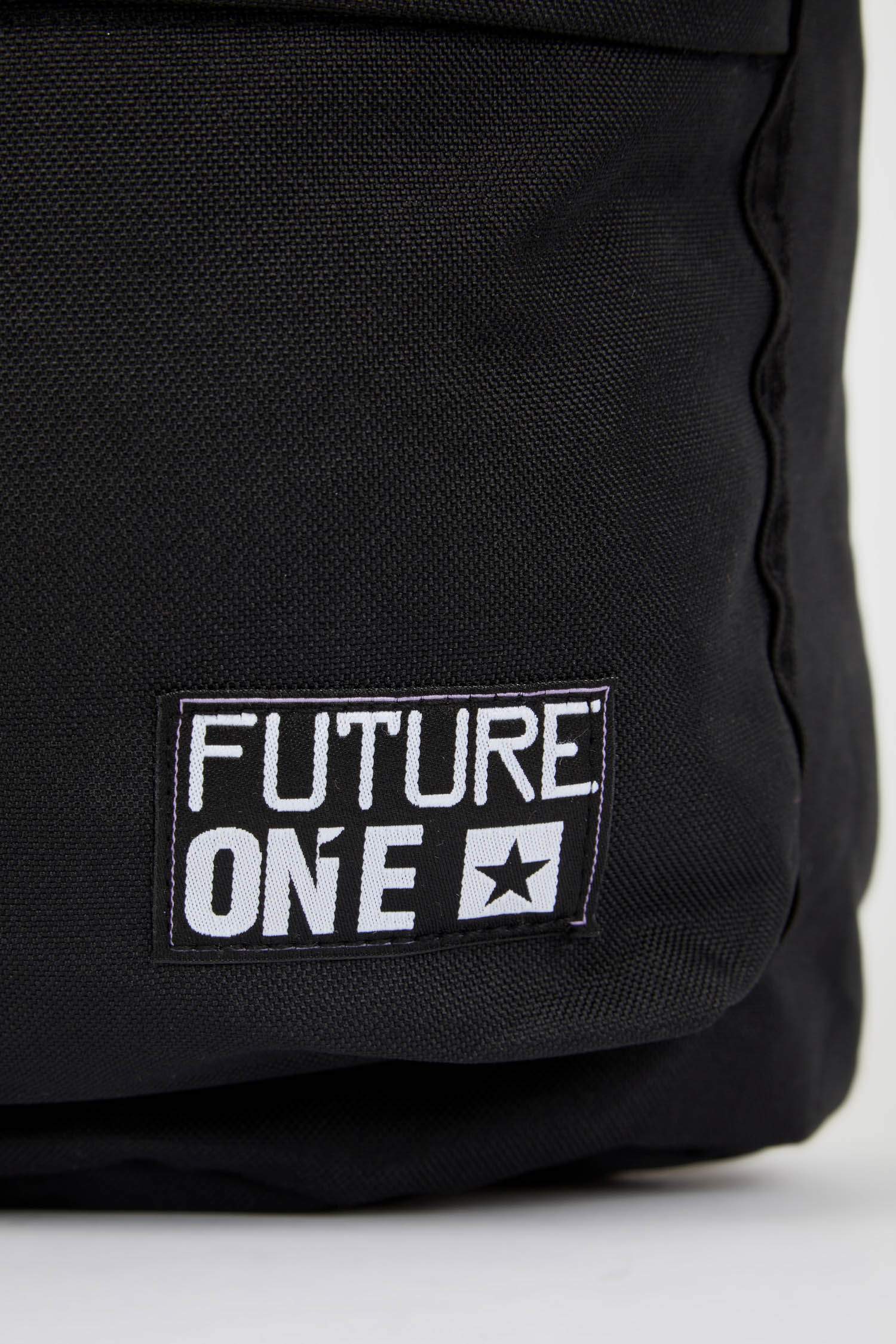 Black WOMAN Letter Printed Backpack 2337478 DeFacto