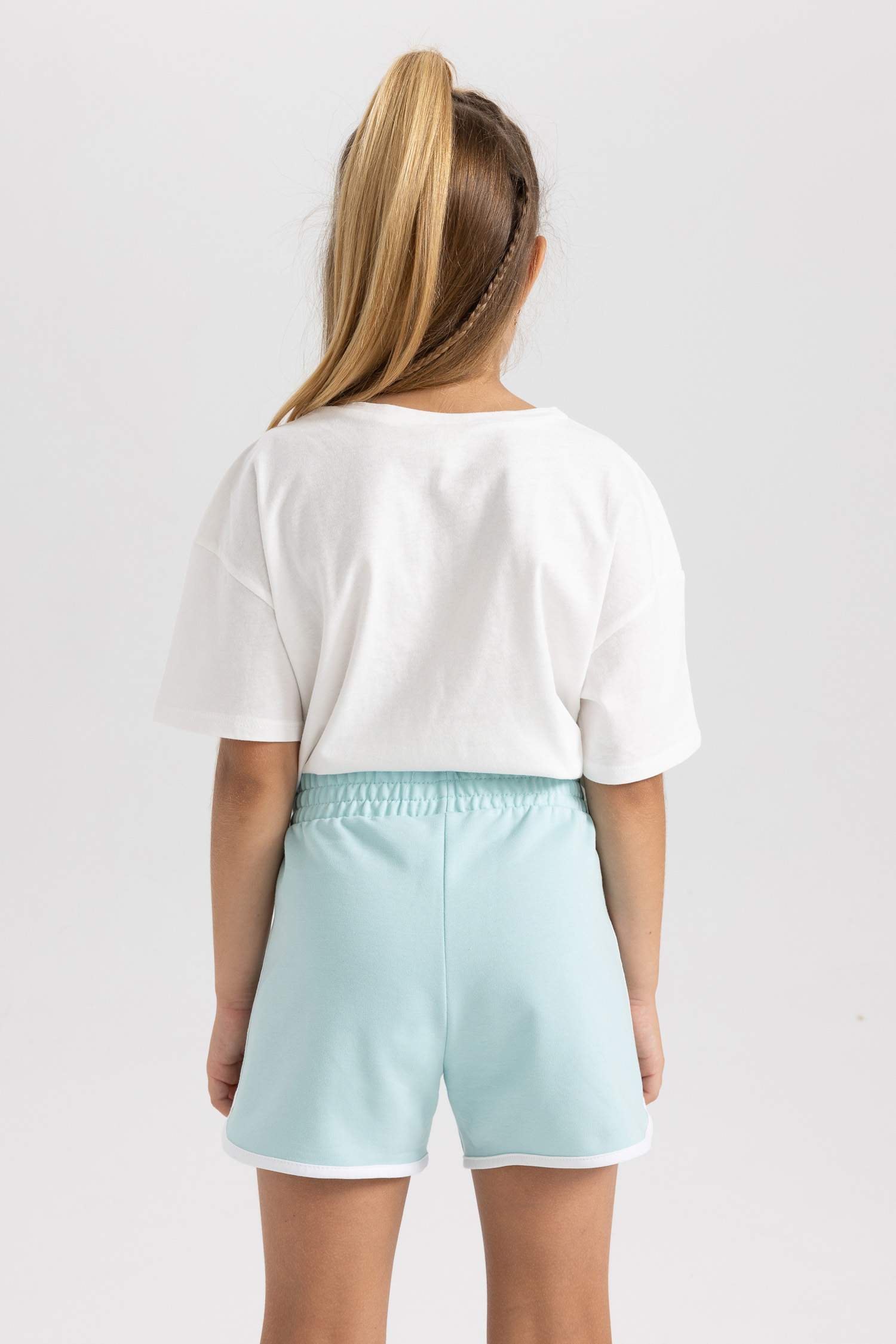 Кроп топ с принтом для девочек, 2 пары