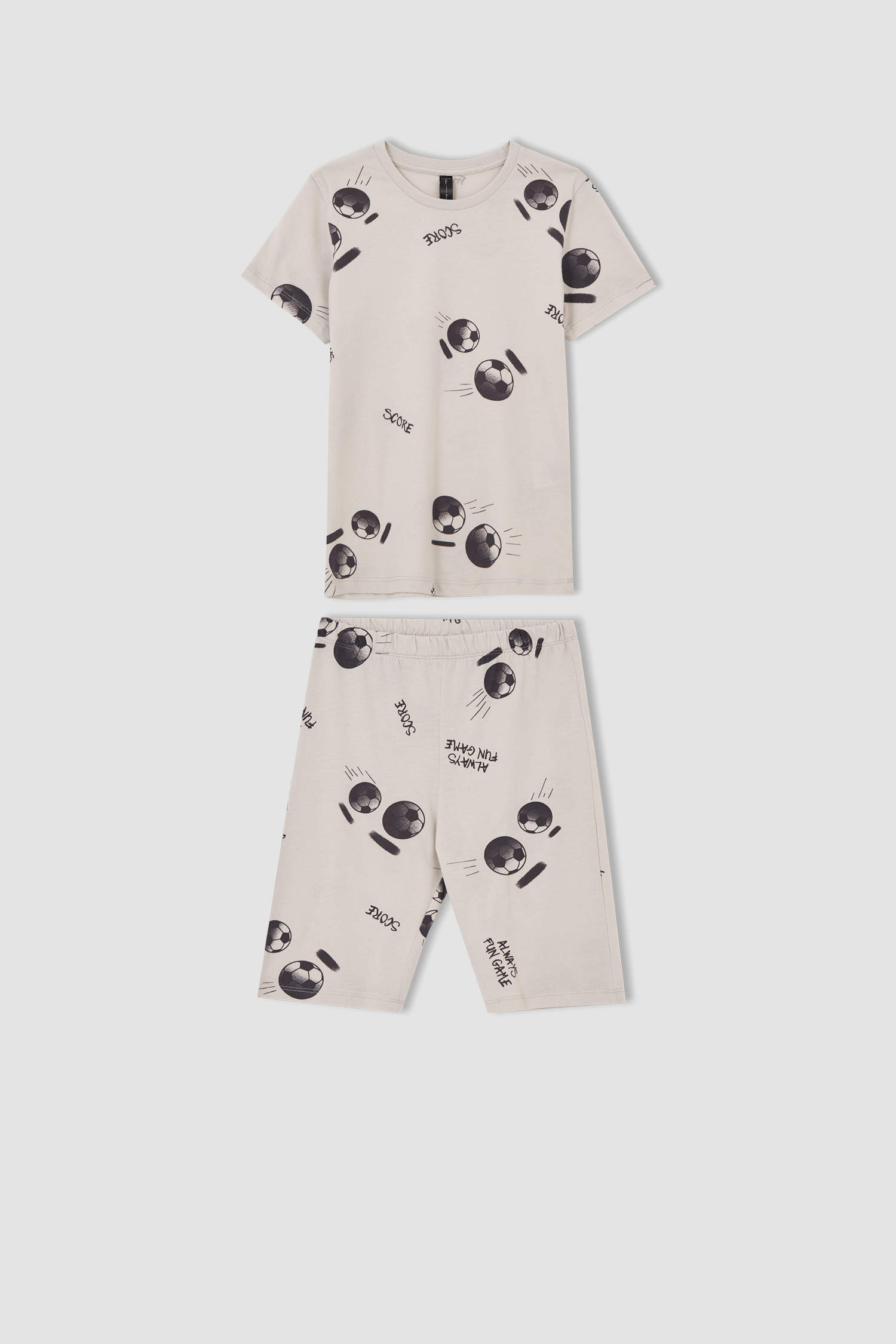 Ecru Boys & Teens Boys Slim Fit 2-pack Pajamas 2060872 | DeFacto