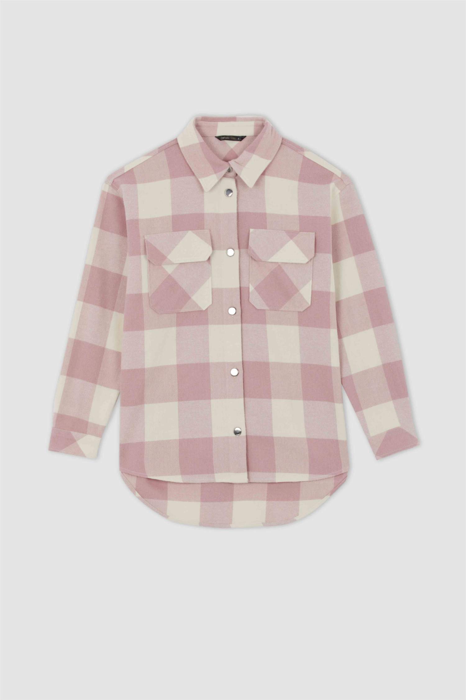 жейде мойыны фланель Ұзын Жеңді Туника