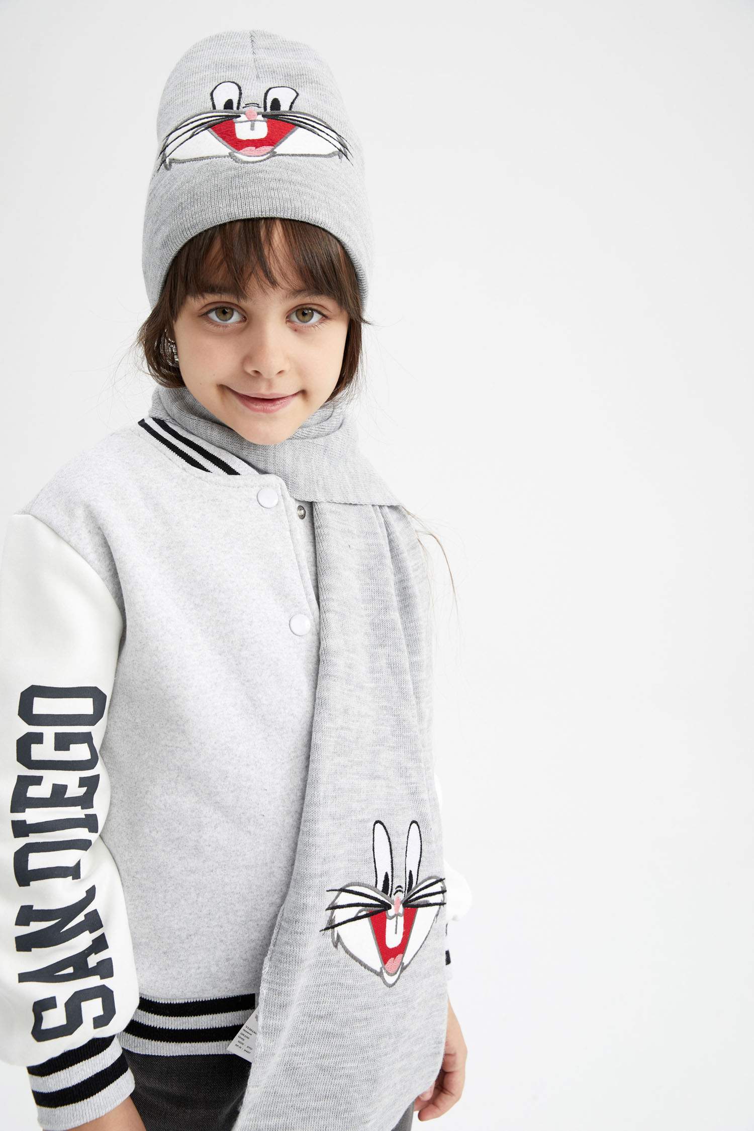 Шапка и шарф Looney Tunes для девочек