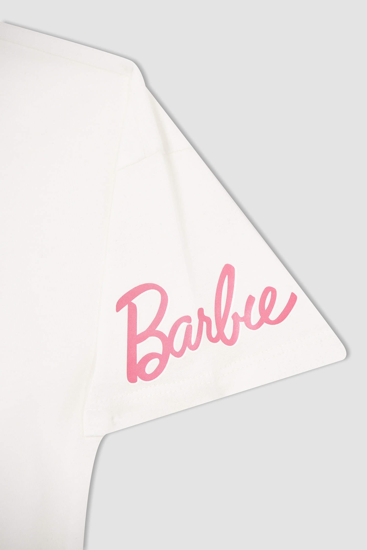 Defacto Kız Çocuk Barbie Lisanslı Tişört Ve Biker Tayt Takım. 6