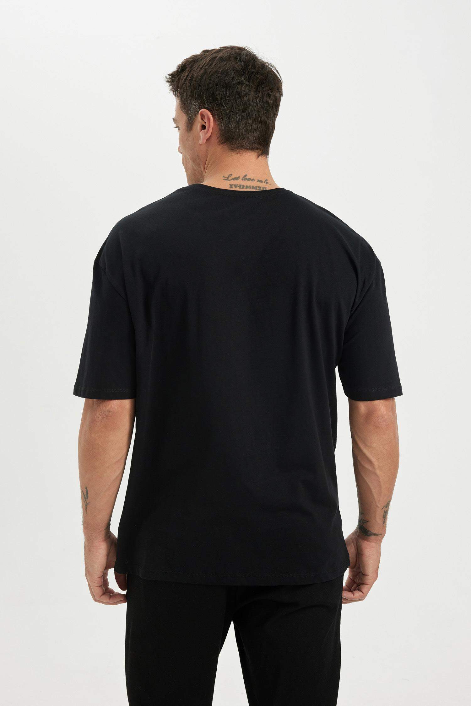 T-shirt à manches courtes Coupe Oversize Col rond 2