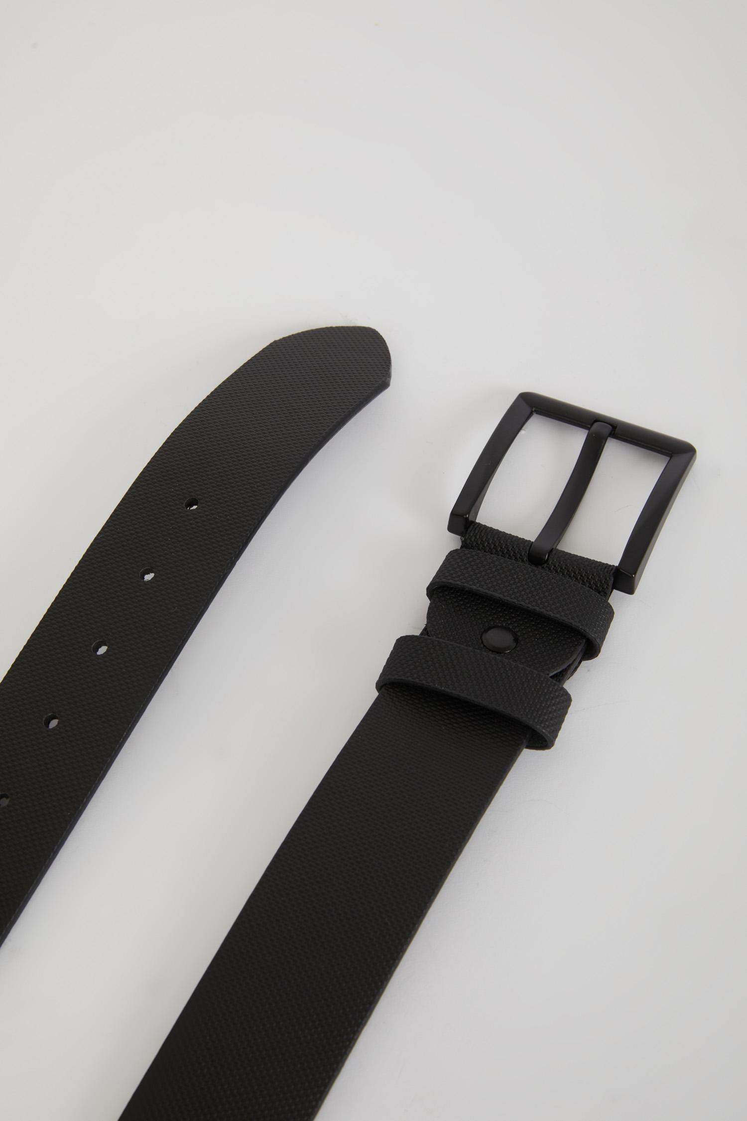 حزام جان عريض من الجلد الصناعي للرجال