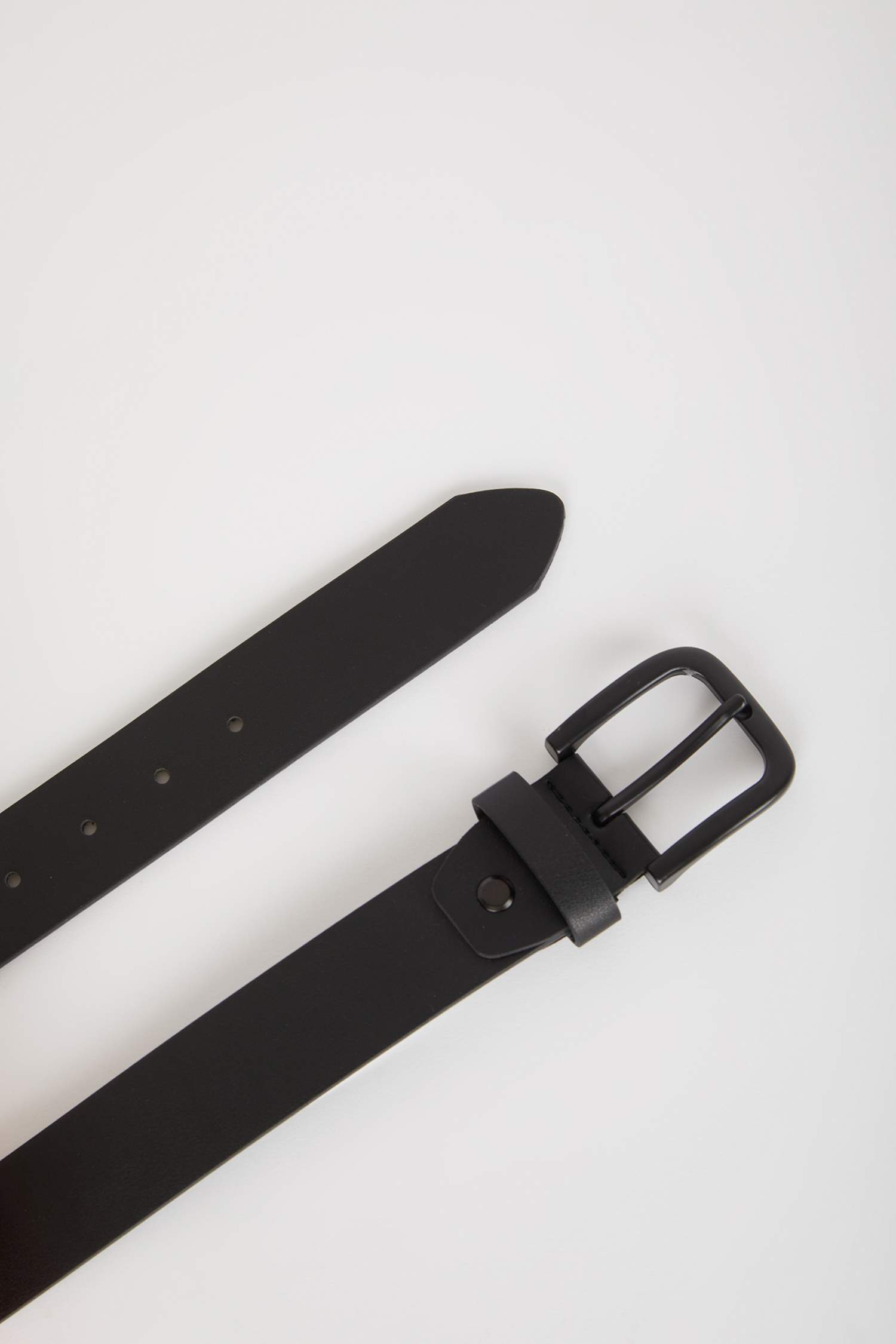 Erkek Suni Deri Jean Kemeri