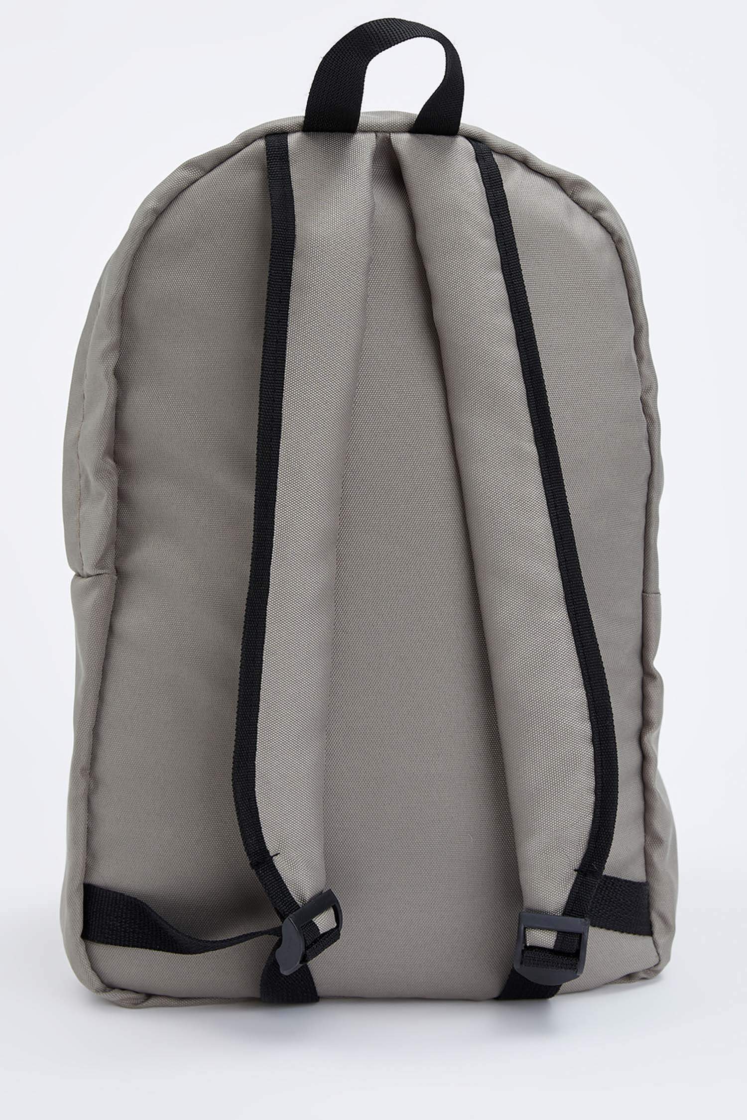 Erkek Slogan işlemeli Laptop Bölmeli Okul Sırt Çantası