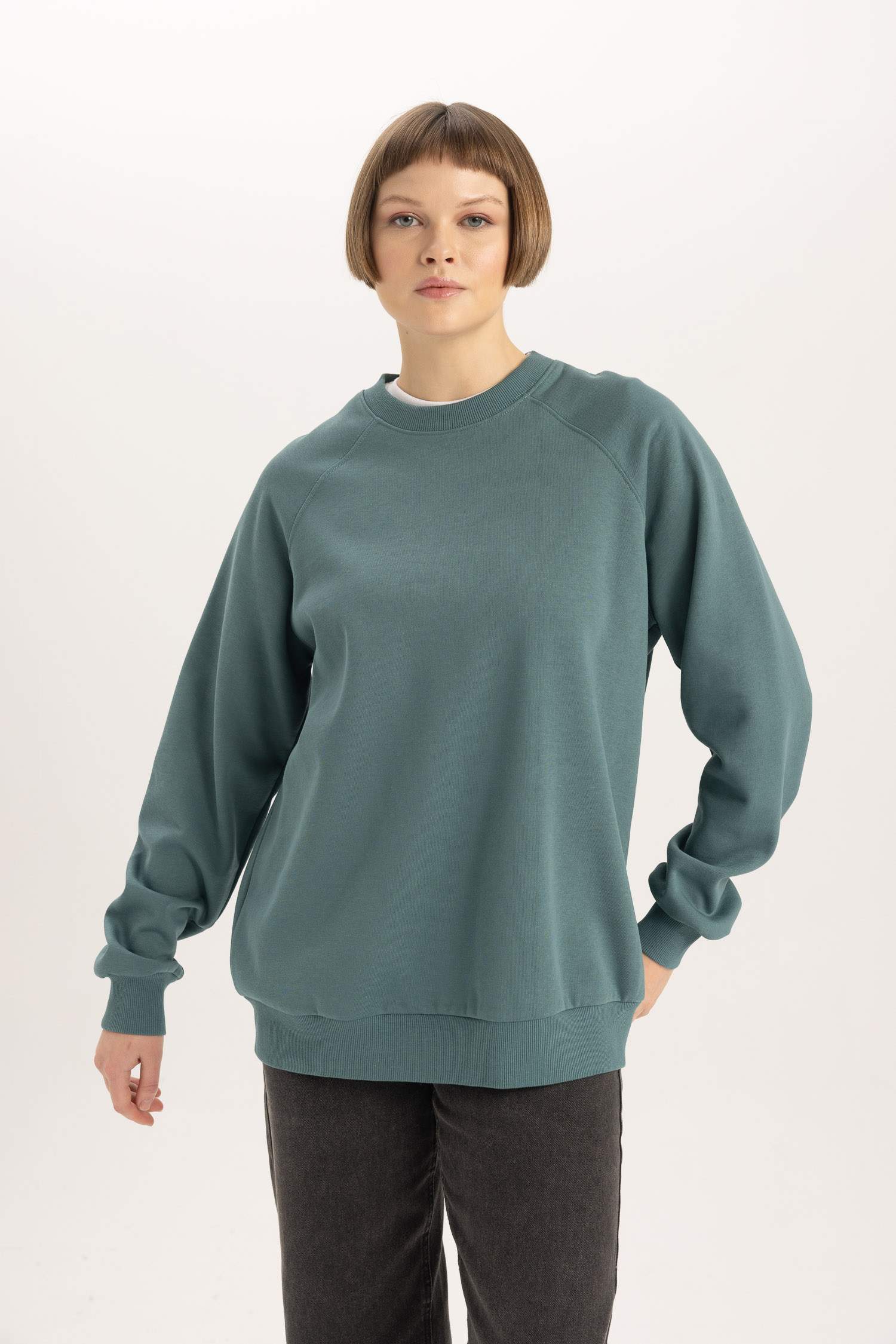 سويت شيرت اوفر سايز قماش سميك