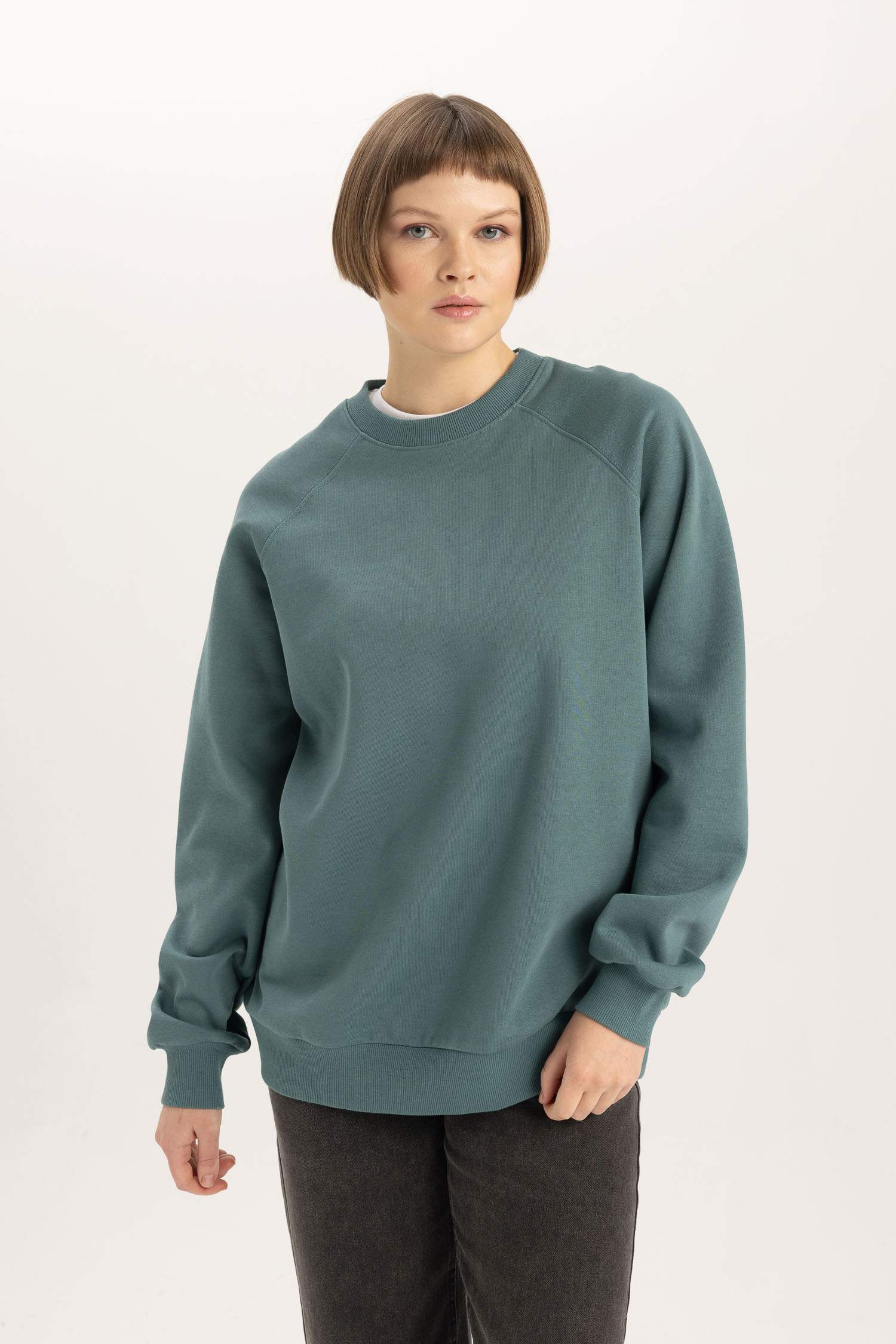 سويت شيرت اوفر سايز قماش سميك