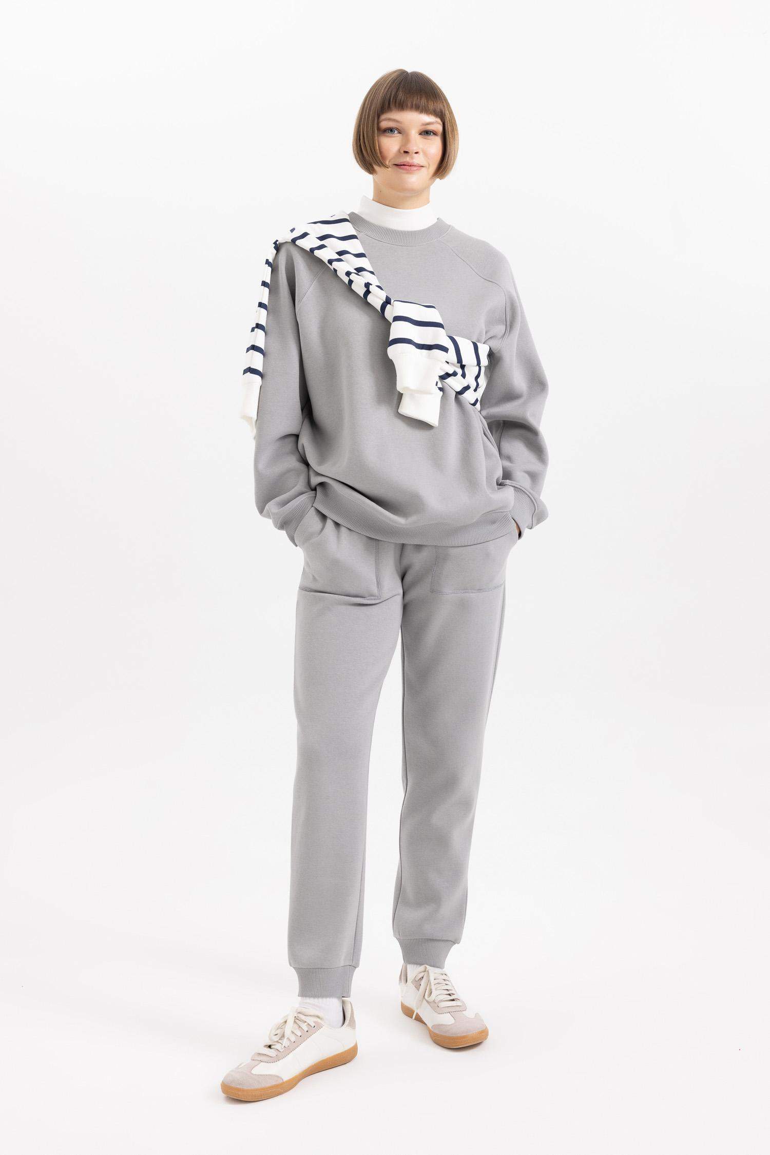 Pantalon De Survêtement Joggeur Coupe Régulière Avec Ceinture Et Poches