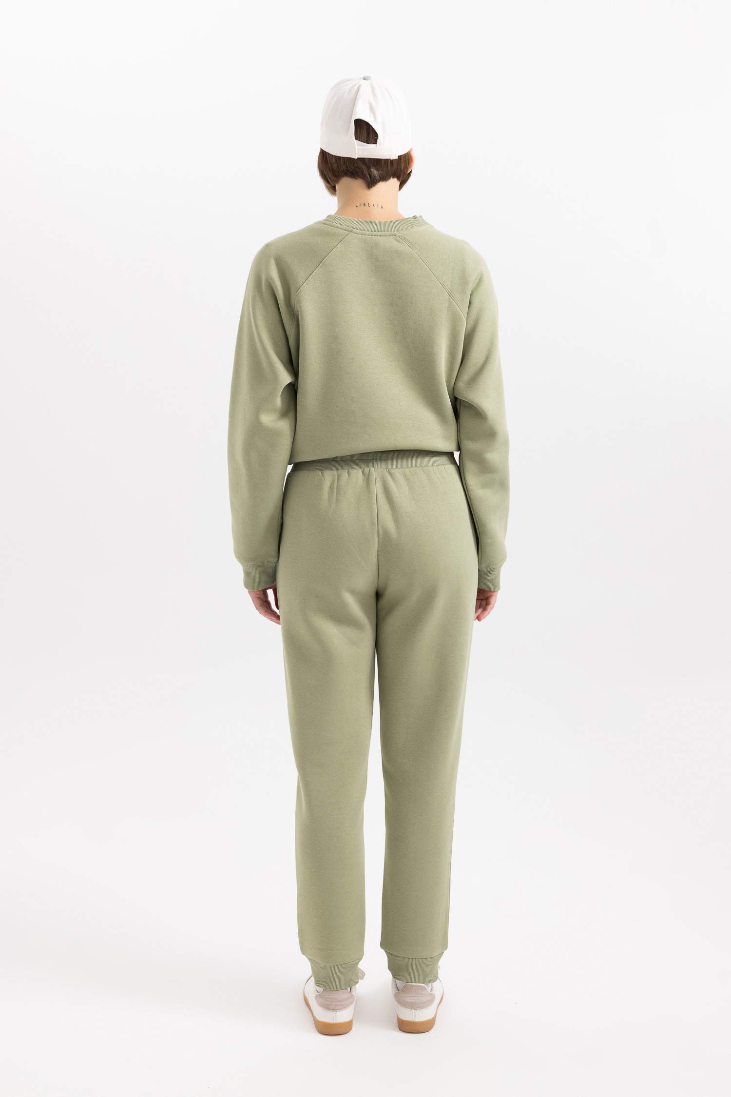 Regular Fit Jogger Kışlık Eşofman Altı Basic Düz Beli Lastikli Bağcıklı Cepli