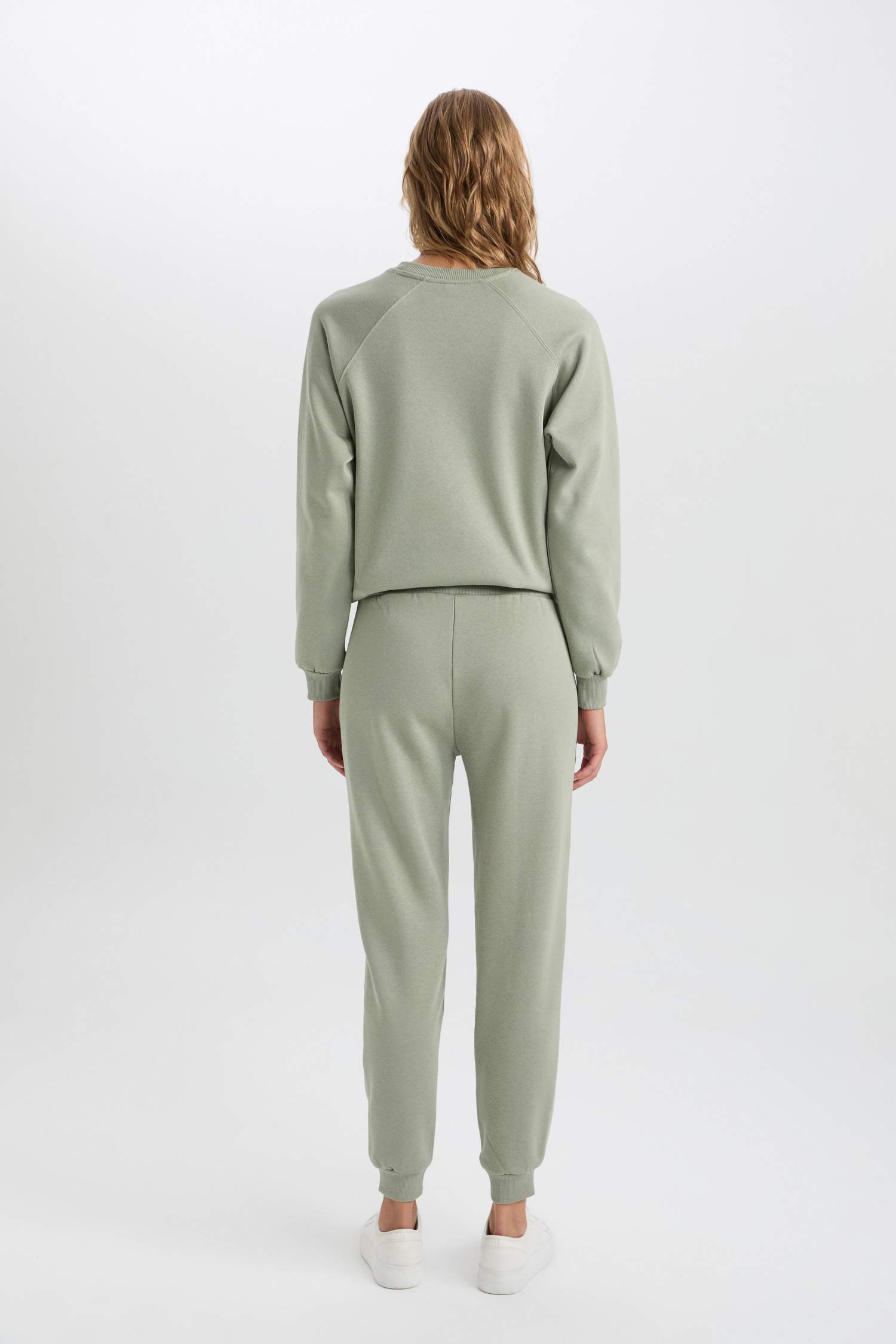 Regular Fit Jogger Kışlık Eşofman Altı Basic Düz Beli Lastikli Bağcıklı Cepli