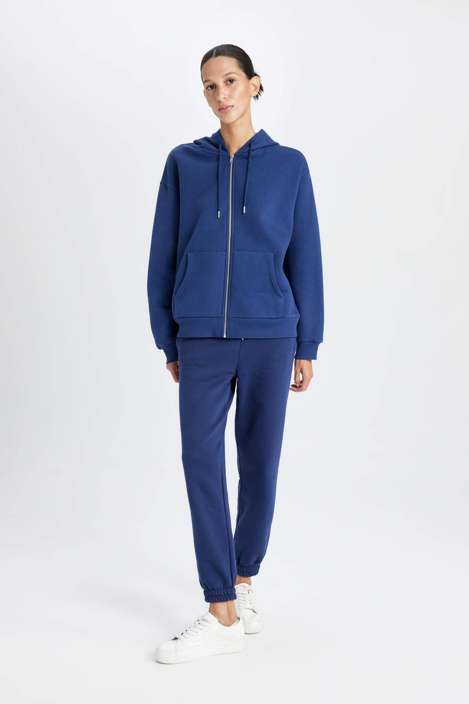 Jogging basique à taille normale avec poches