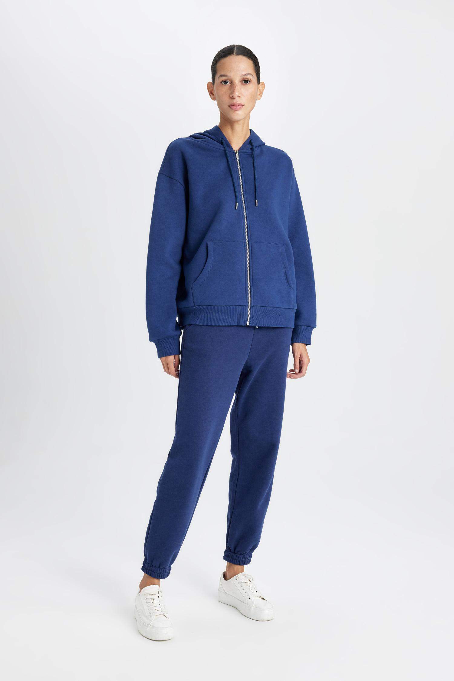 Jogging basique à taille normale avec poches