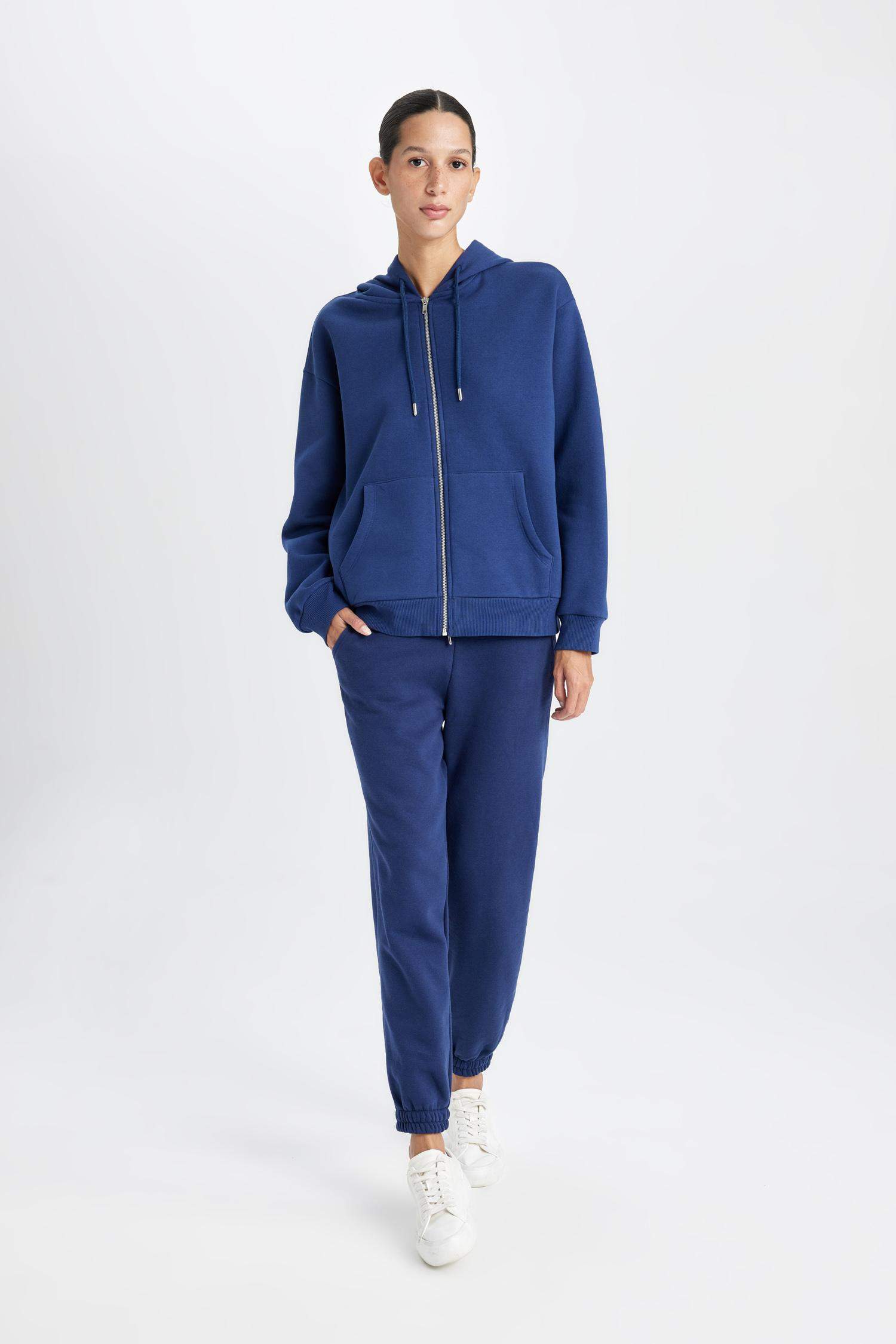 Jogging basique à taille normale avec poches