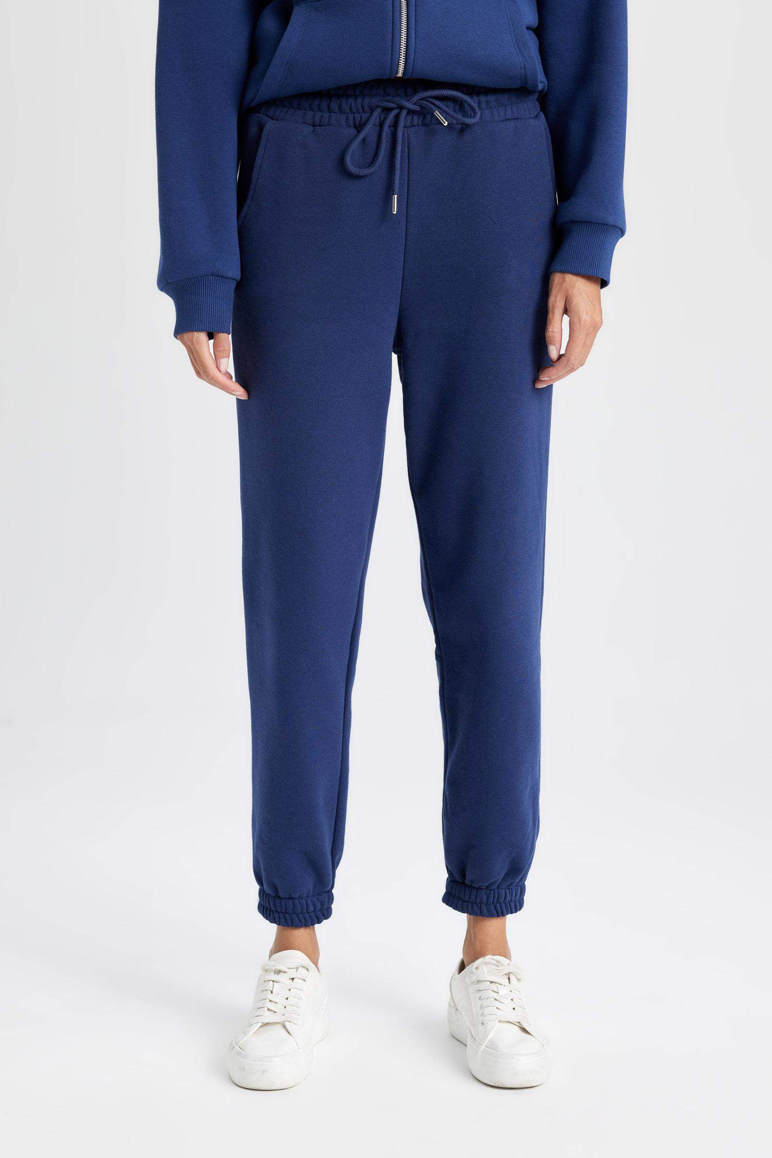 Jogging basique à taille normale avec poches