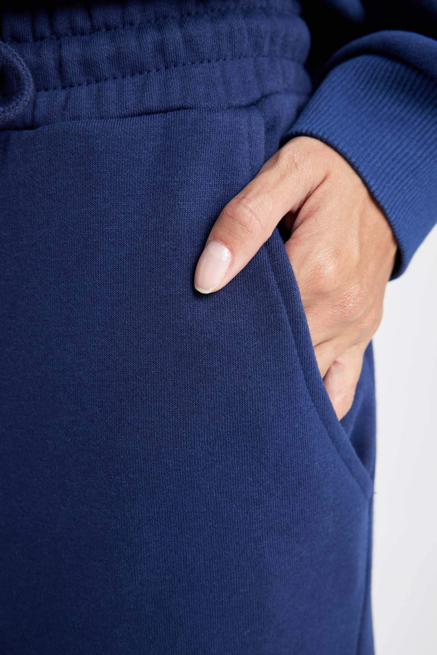 Jogging basique à taille normale avec poches