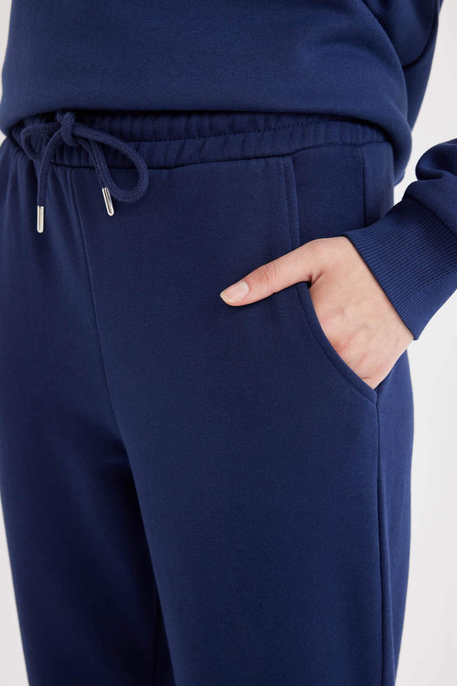 Jogging basique à taille normale avec poches