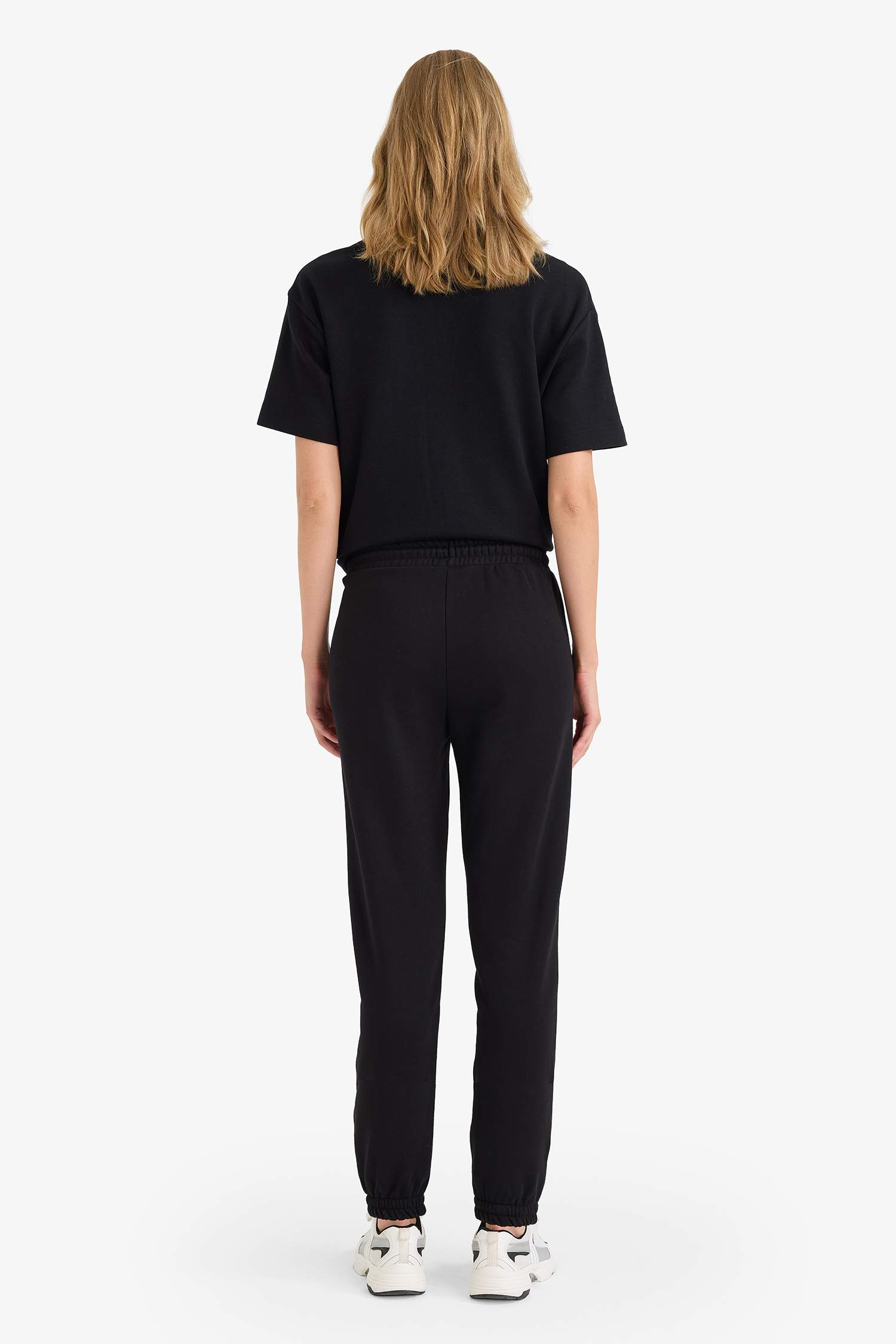 بنطرون بجامة رياضي ثقيل جوجر وخصر عادي