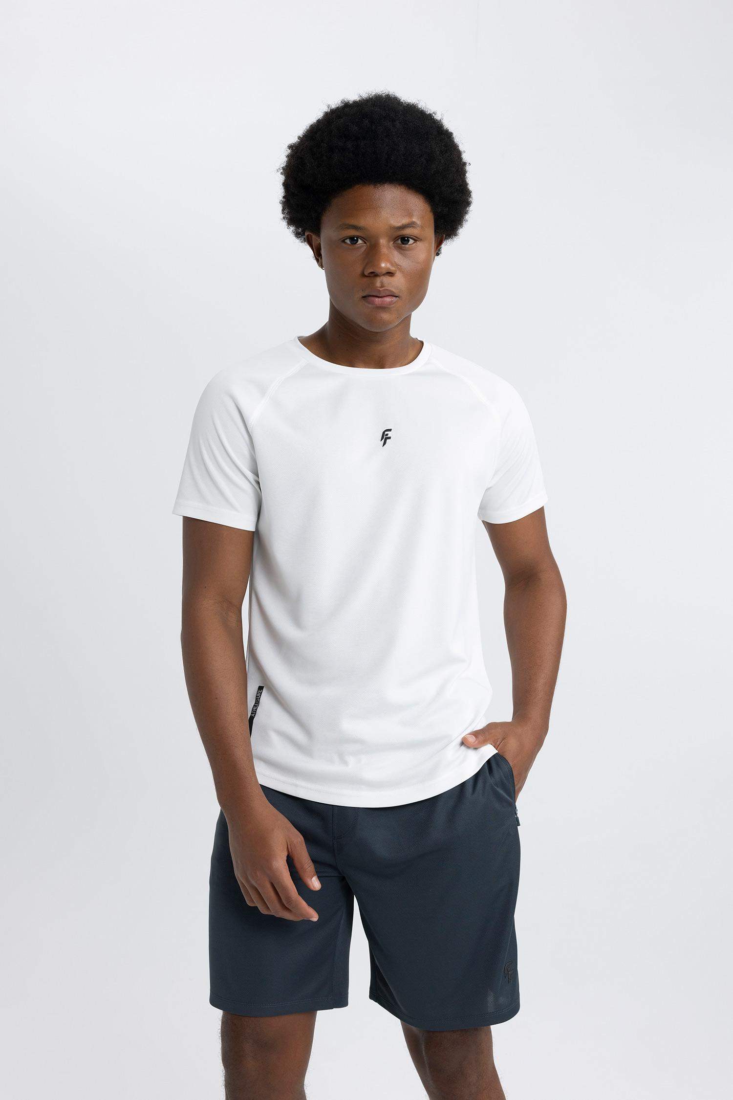 DeFactoFit Slim Fit Collar Printed Sports T-Shirt