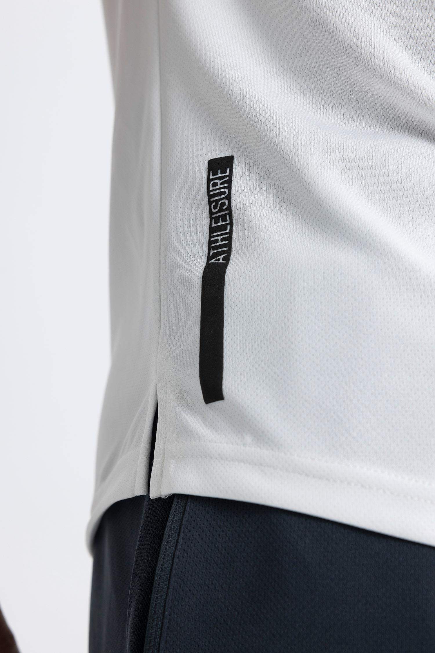 DeFactoFit Slim Fit Collar Printed Sports T-Shirt