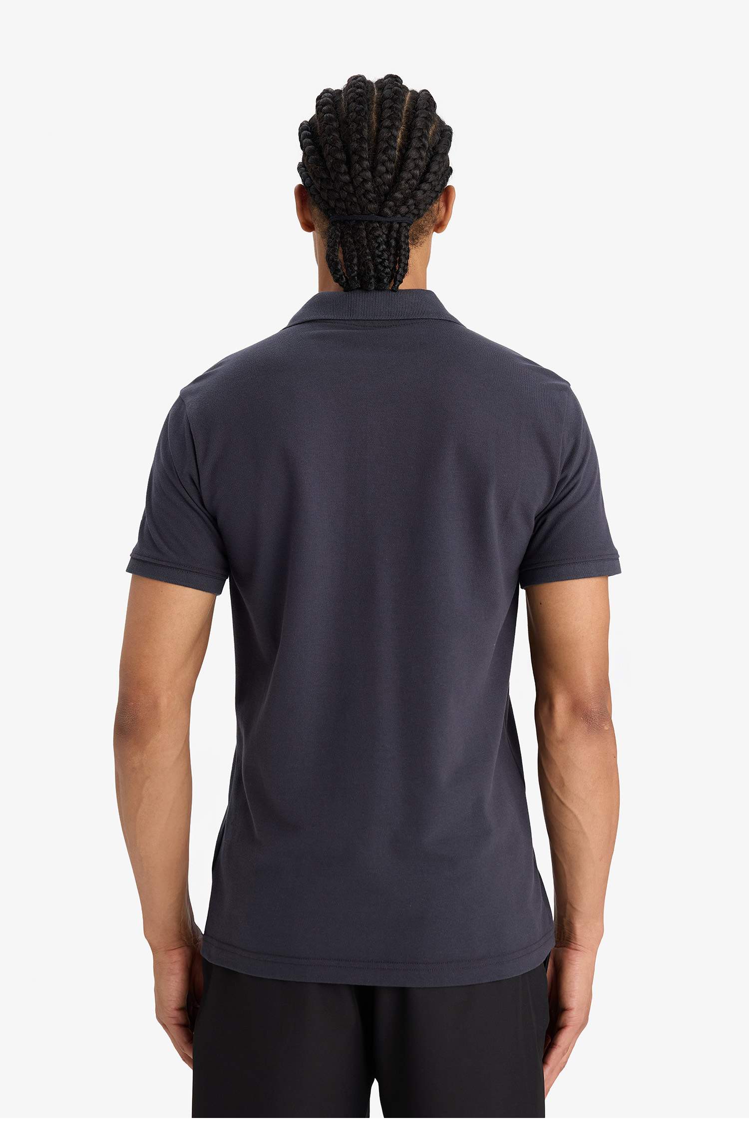 DeFactoFit Slim Fit Polo Neck T-Shirt