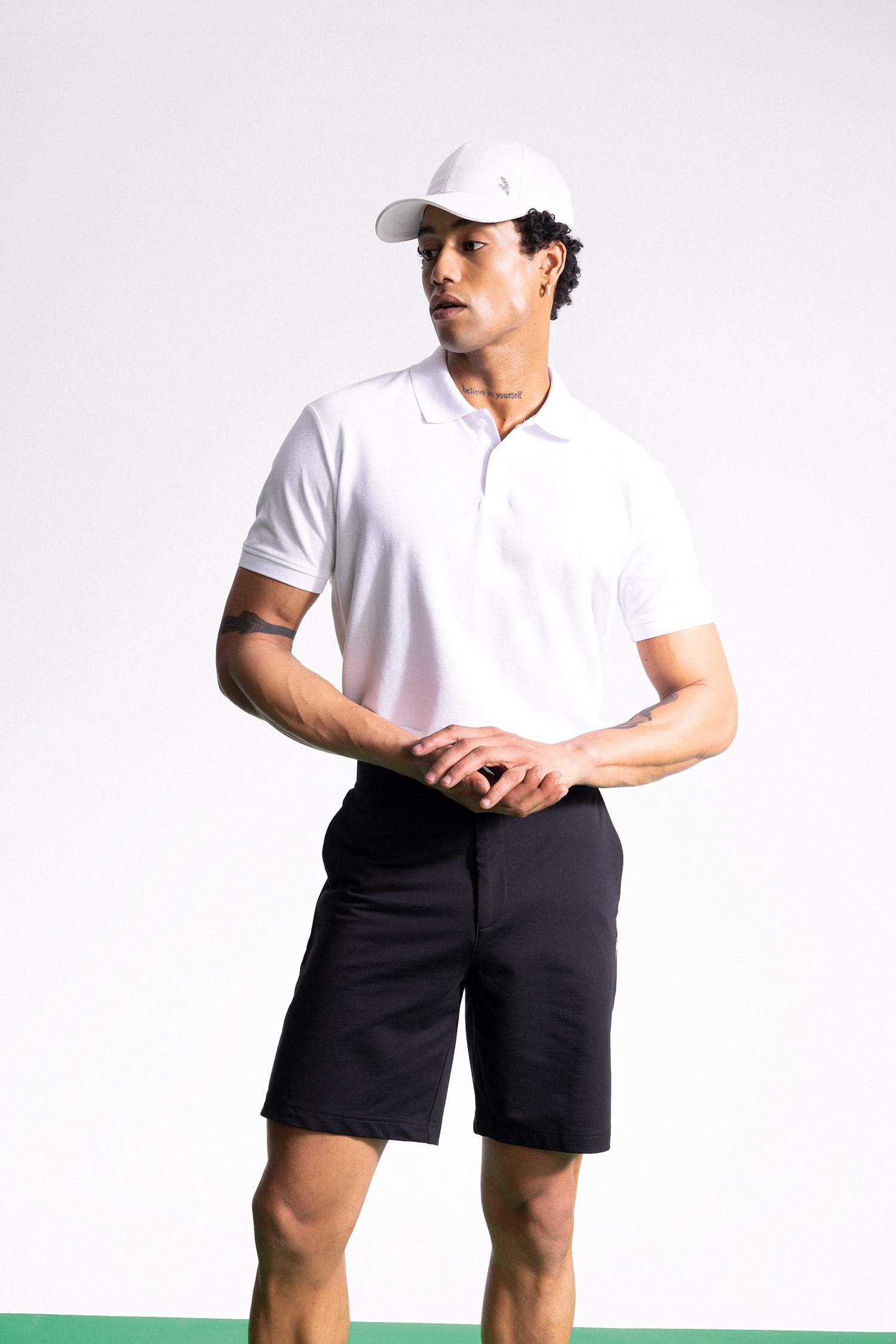 DeFactoFit Slim Fit Polo Neck T-Shirt