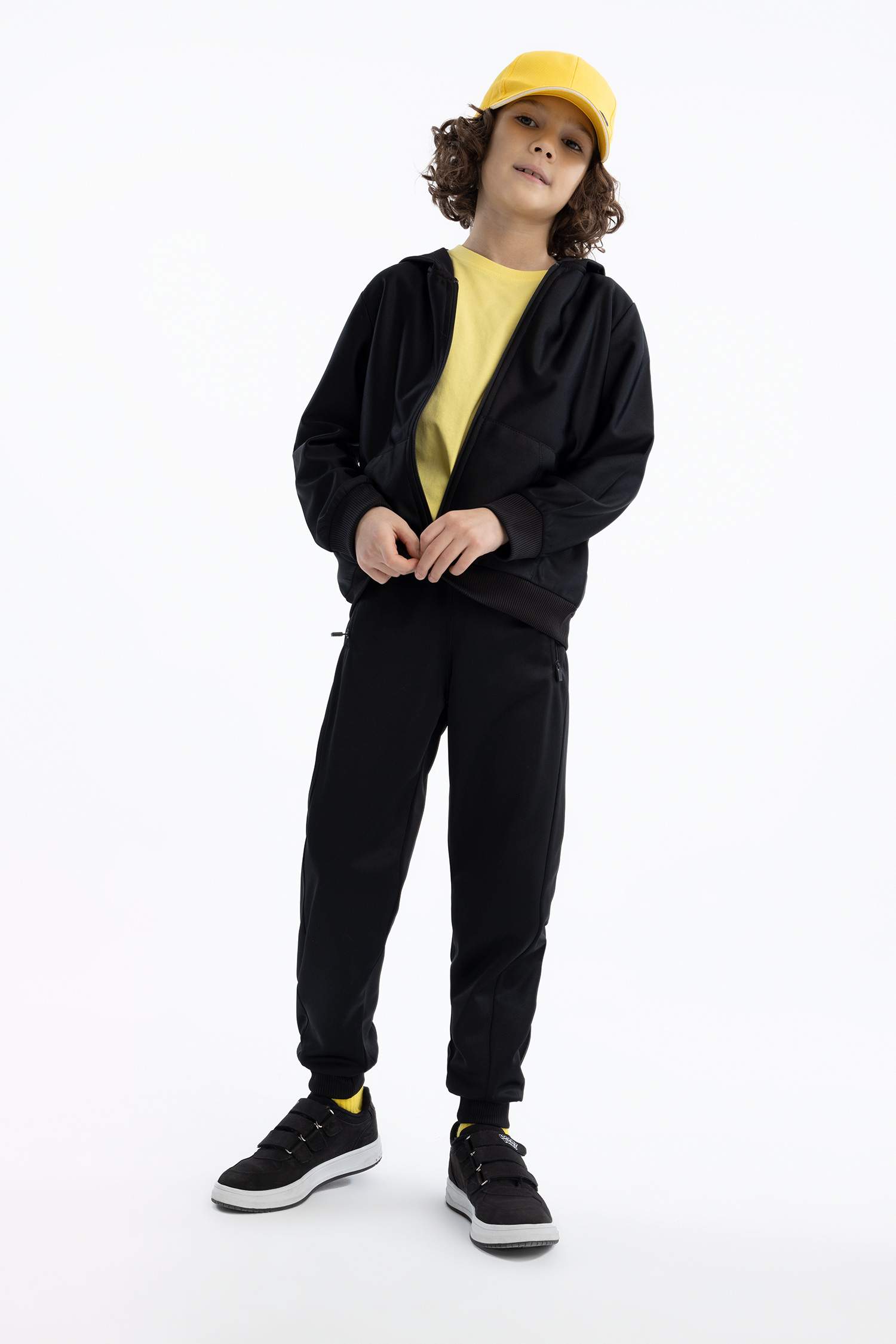 Erkek Çocuk Slim Fit Fermuarlı Eşofman Altı