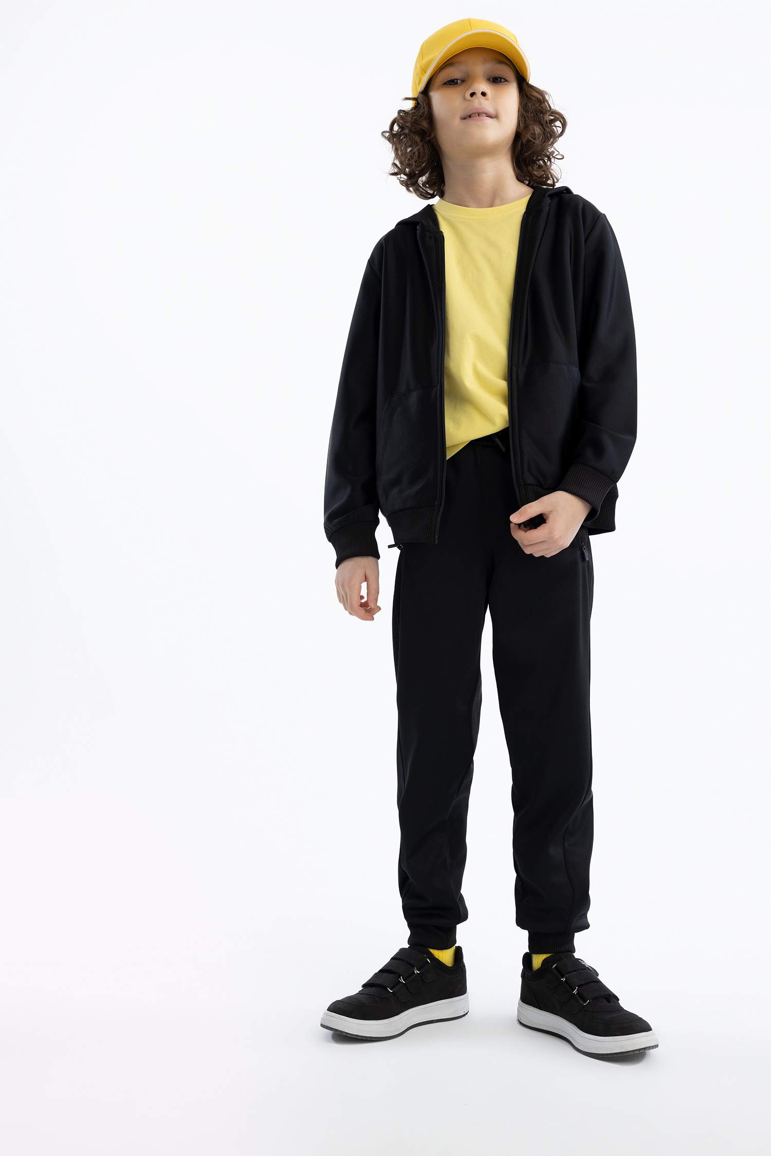 Erkek Çocuk Slim Fit Fermuarlı Eşofman Altı