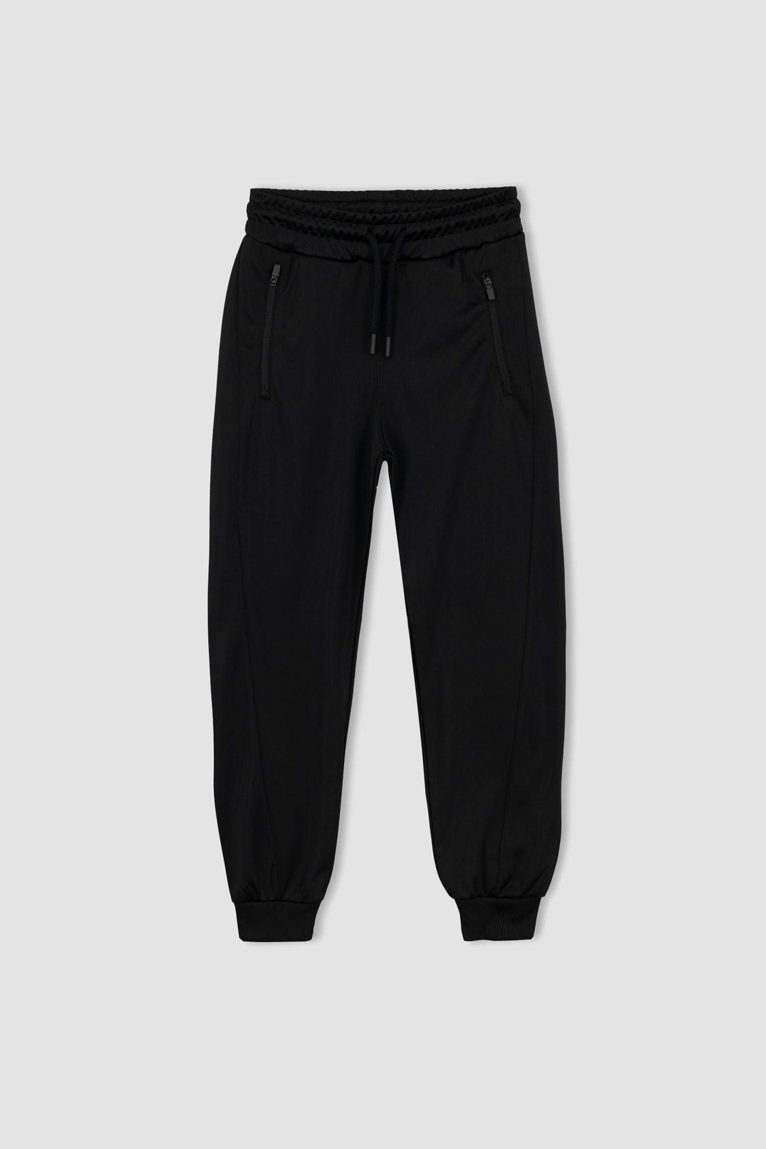 Erkek Çocuk Slim Fit Fermuarlı Eşofman Altı