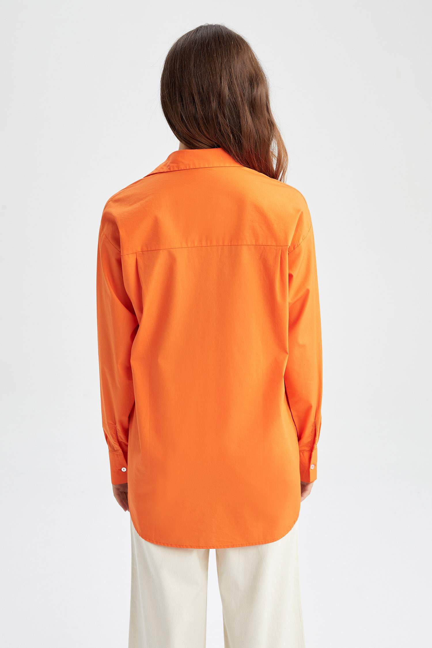 قميص قطن اوفر سايز طويل الردن