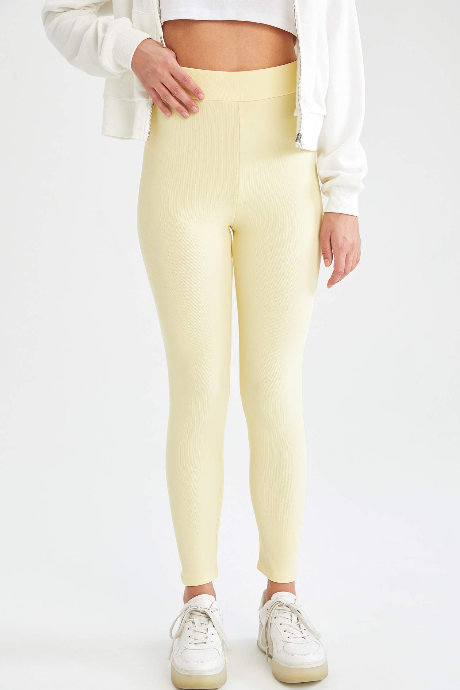 Pale yellow leggings hotsell