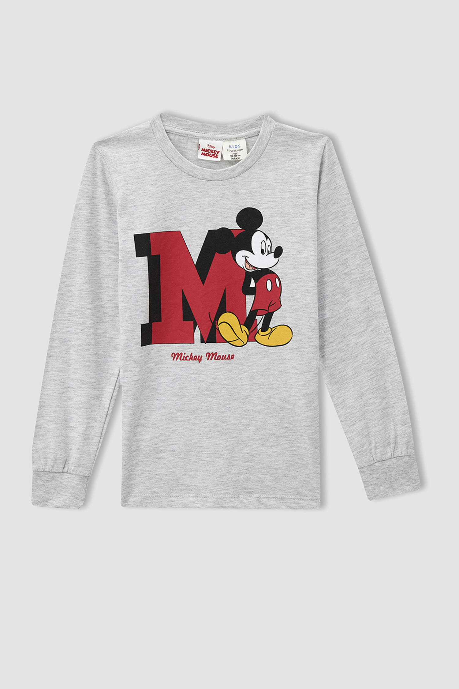 Defacto Erkek Çocuk Mickey Mouse Lisanslı Uzun Kollu Pijama Takımı. 2