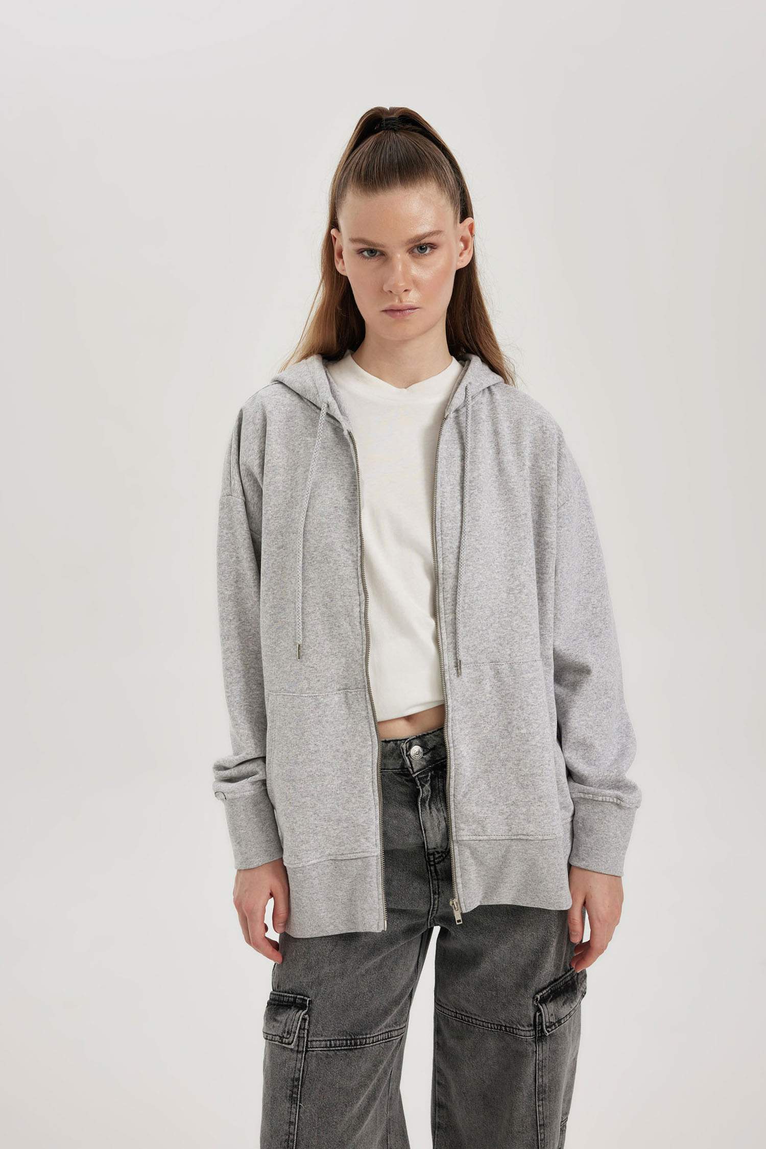 Кардиган/болеро кольору сірий меланж