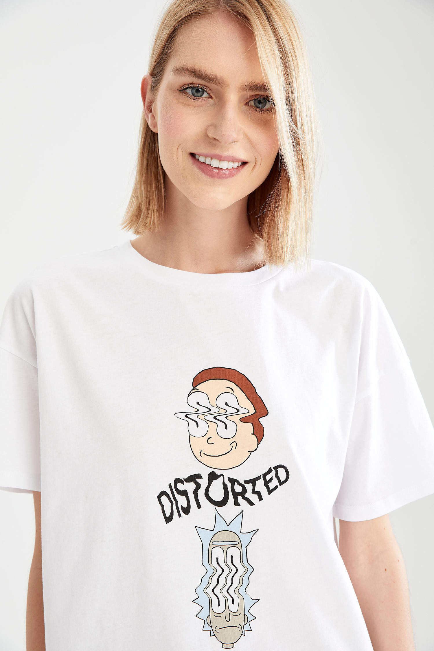 Defacto Coool Rick and Morty Regular Fit Lisanslı Tişört. 2